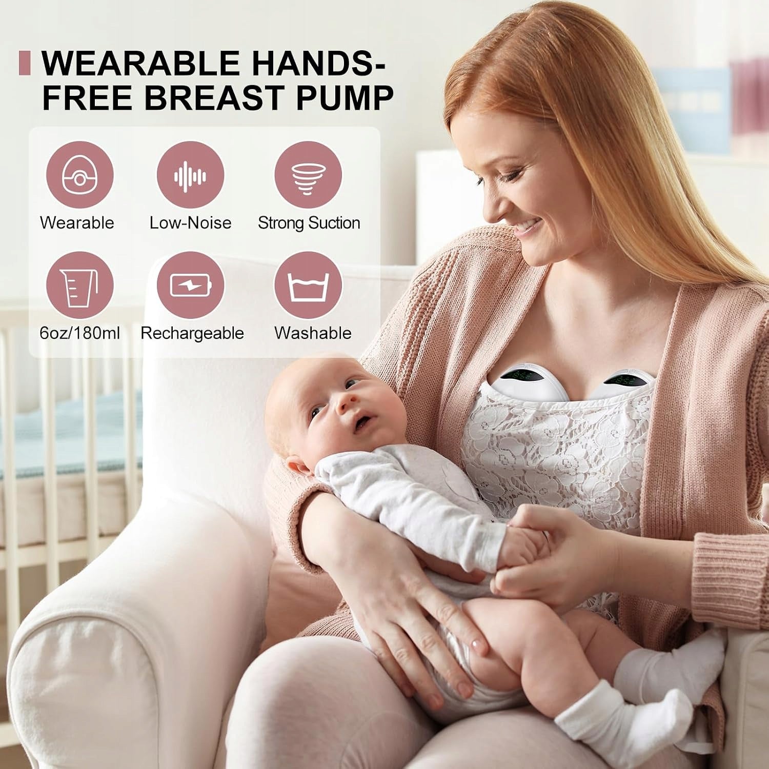 BaeMee BPAFree Touchless Breast Pump Packaging status original
