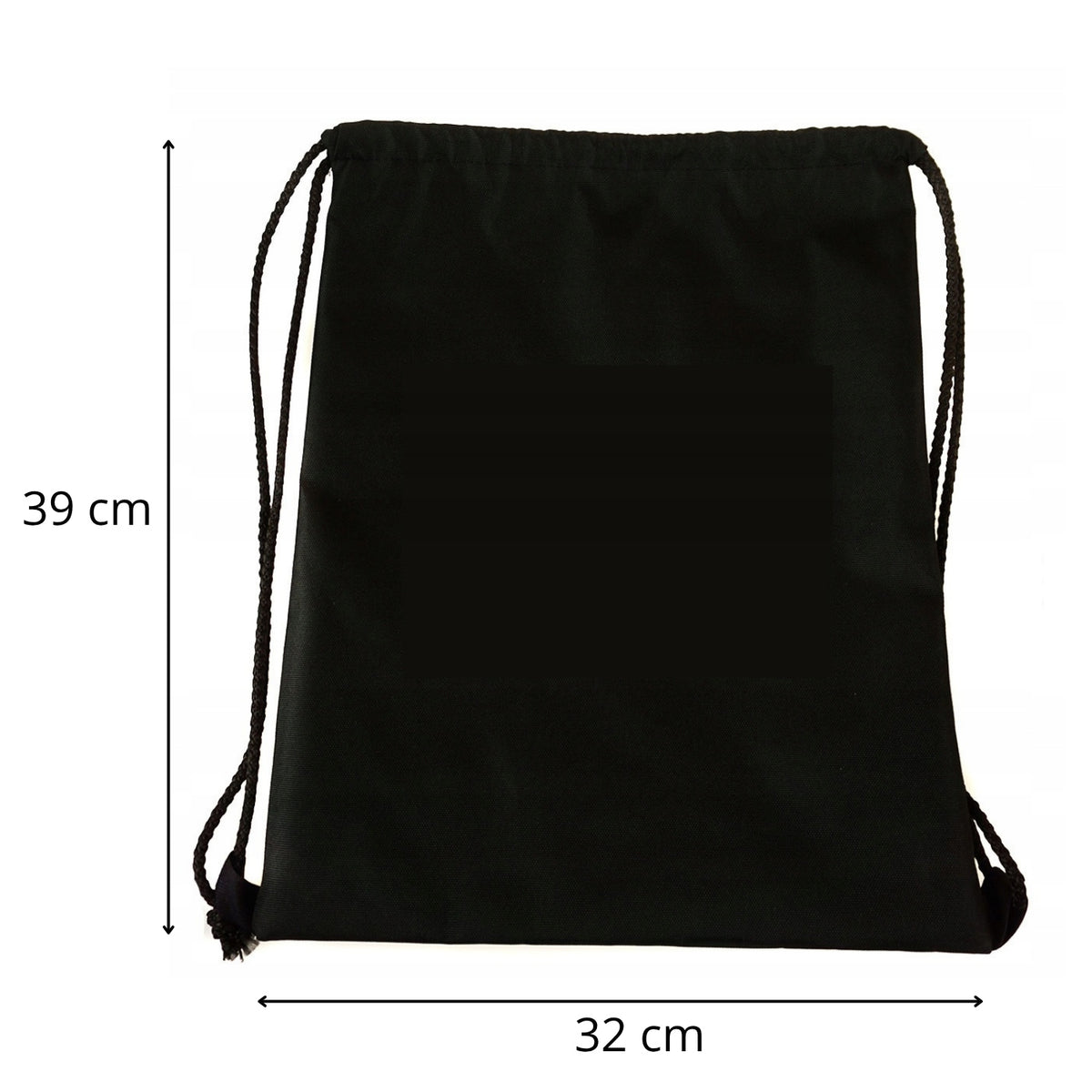 Bag Backpack Workoplecak School for Shoes on Strings Bag Concert BLACK Manufacturer code 18-BE-UTEL-0063