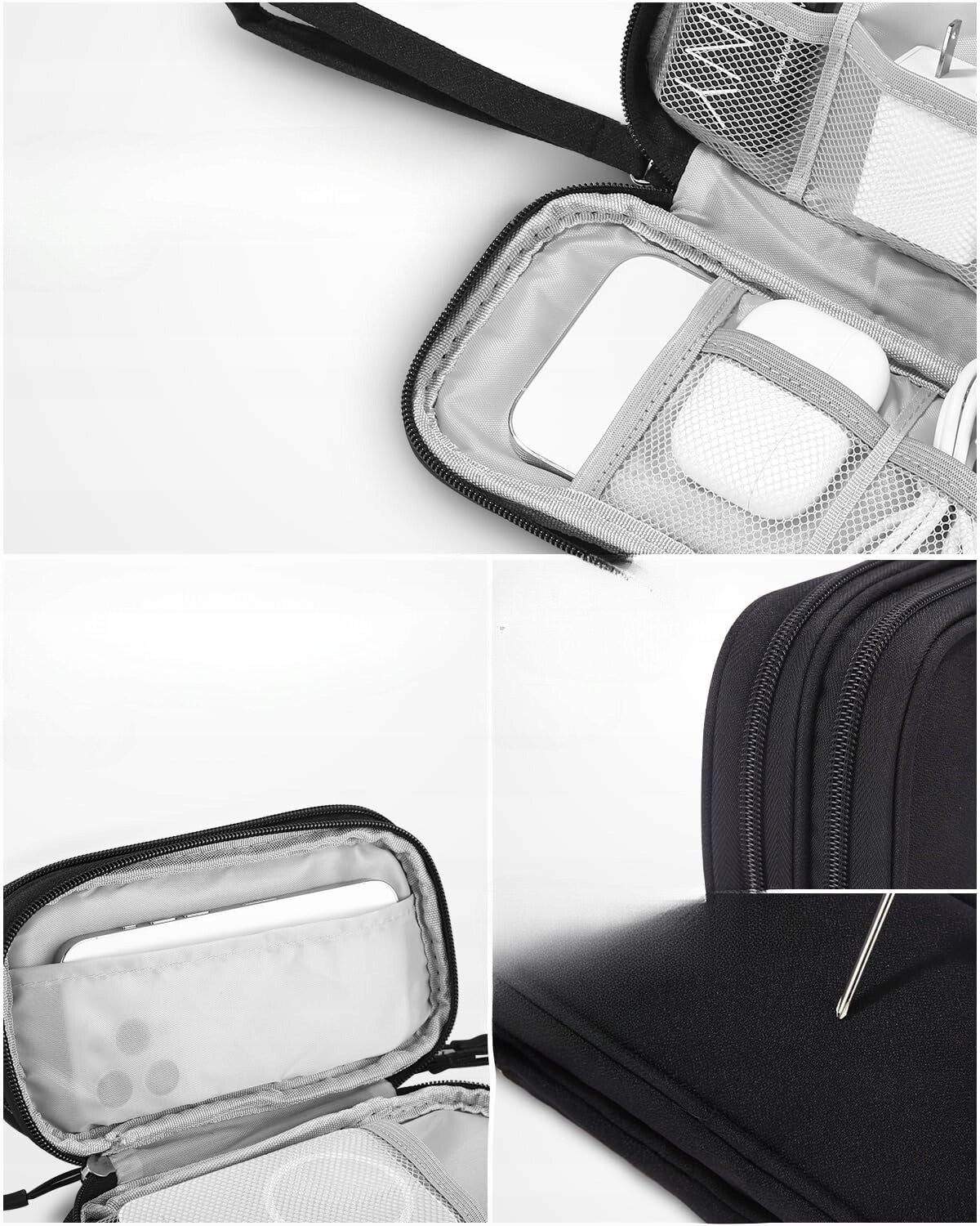 Bag Cable Organizer Chargers Powerbank Electronics Travel Case Brand no brand