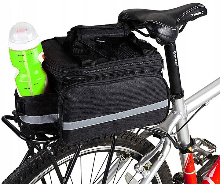 Bag Enlarged Bicycle Pouch for Trunk + Waterproof Cover Brand M-Wave