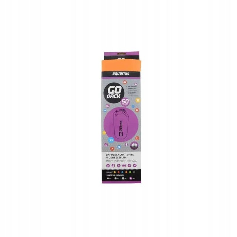 Bag Waterproof GoPack grey 50L for camping Color gray