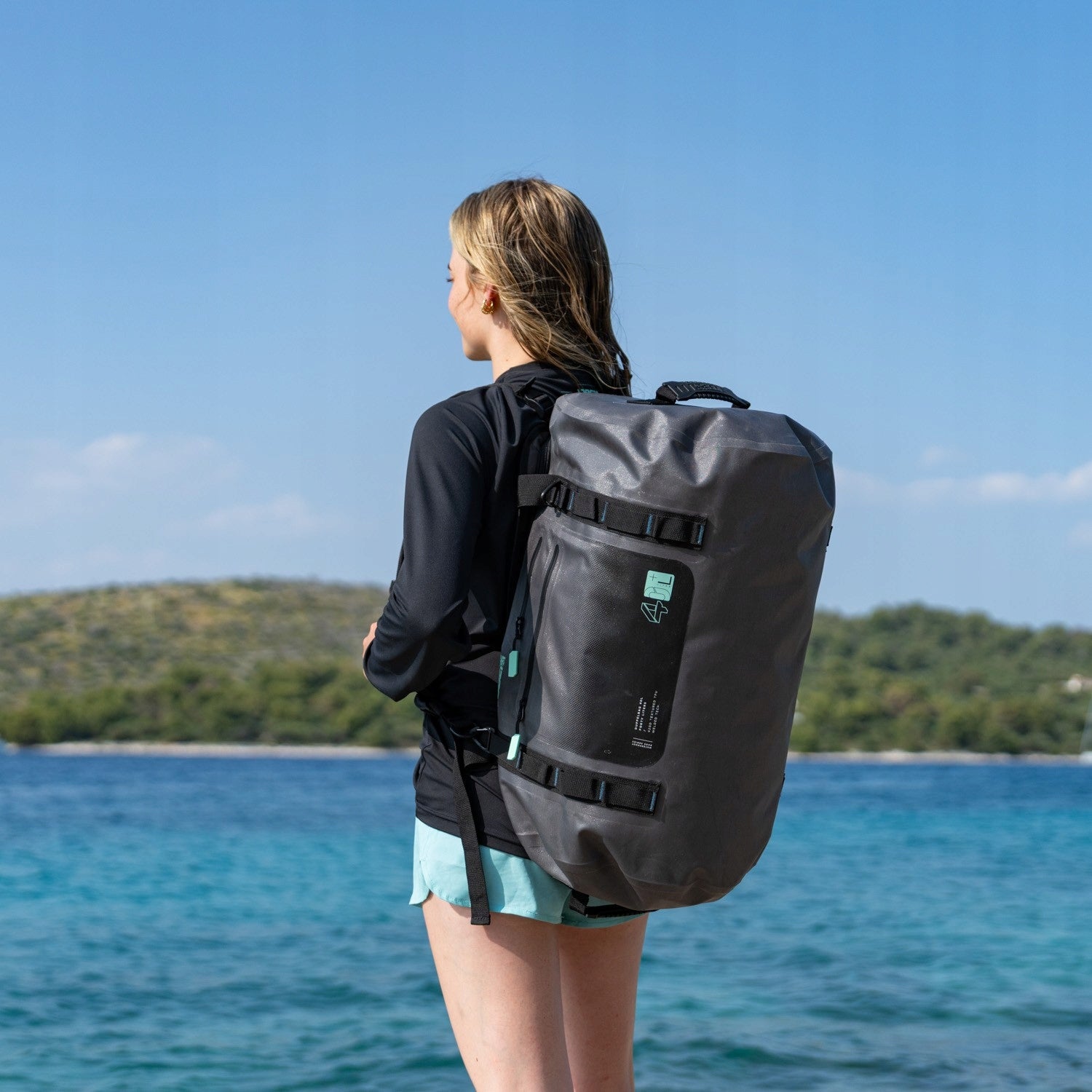 Bag, backpack Jobe Water repellent Duffelbag Gray 01118 Capacity (liters) 31 - 40