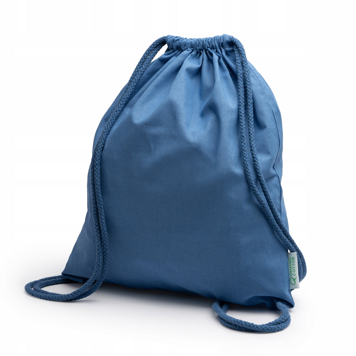 Bag cotton backpack eco blue for kindergarten to school on wf Brand no brand