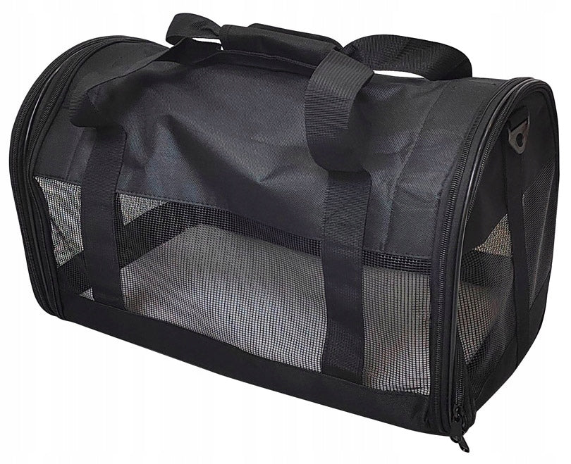Bag for dogs and cats, transport bag DK7-04 black Trade name Royal&Petsky