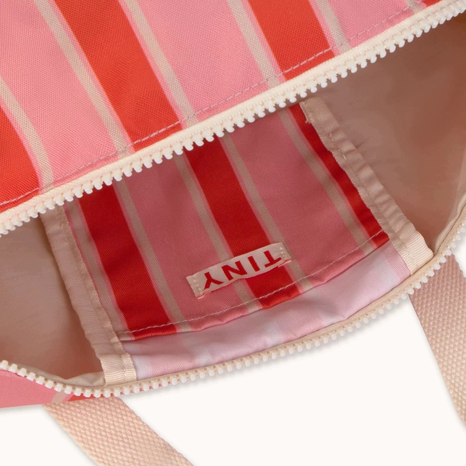 Bag in Pink and Red Striped Multicolored One Size Tiny Cottons Color multicolor