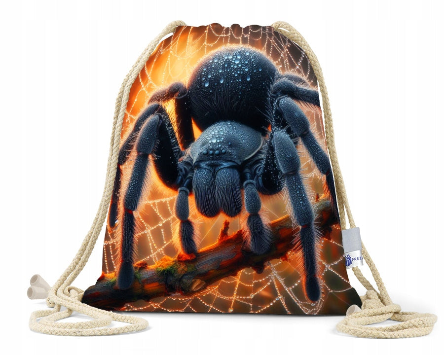 Bag with Spider / Workoplecak / Cotton cord / Reflector / Spider