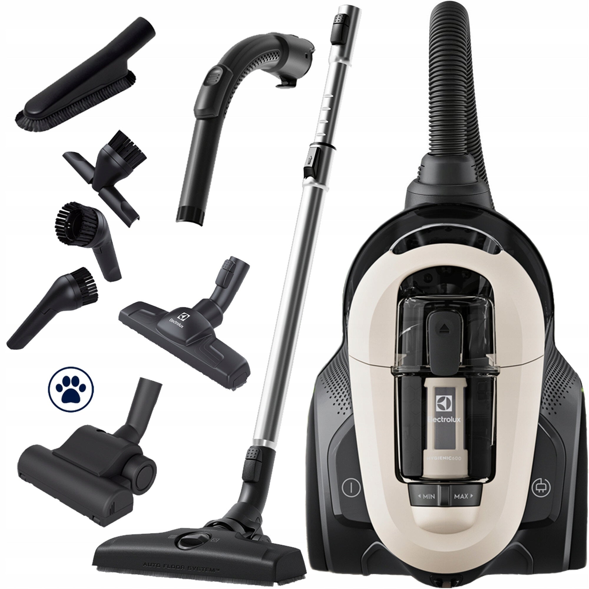 Bagless vacuum cleaner ELECTROLUX EL61H4SW (550W /Black ) Packaging status original