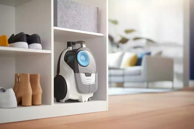 Bagless vacuum cleaner Philips XB2122/09 850 W white Design telescopic tube