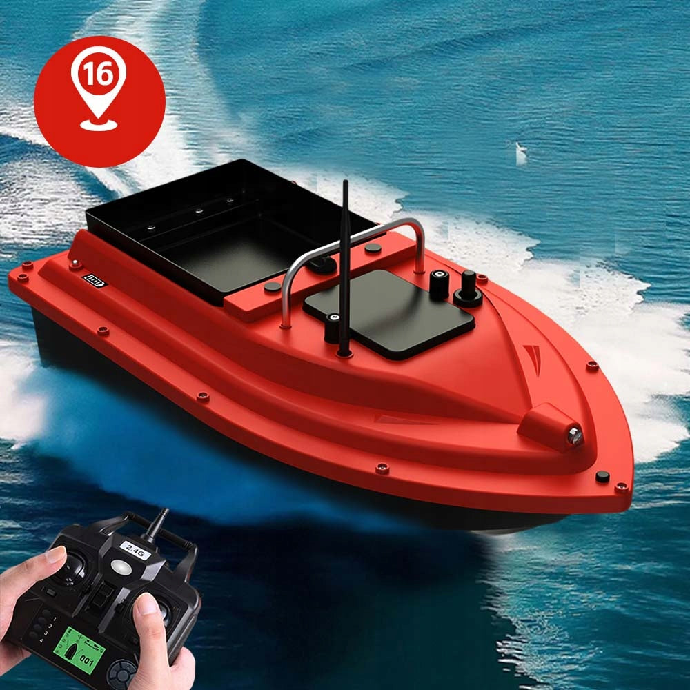 Bait Boat D16B GPS 500M Remote Control 1.5KG Load 12000mAh Battery 1m/s Brand no brand