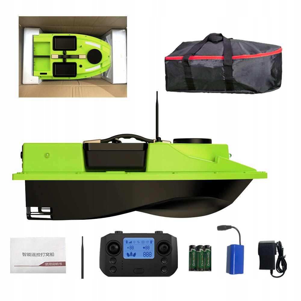Bait Boat D19 4 Bins 2kg Capacity 600m Range 12000mAh GPS Auto-Return Packaging status original