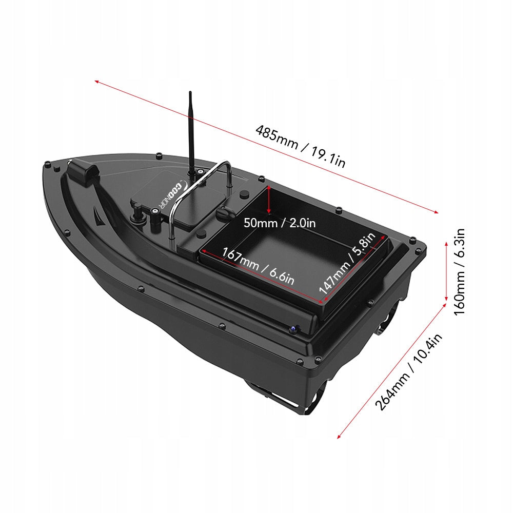 Bait boat D16 400-500m Number of compartments 1