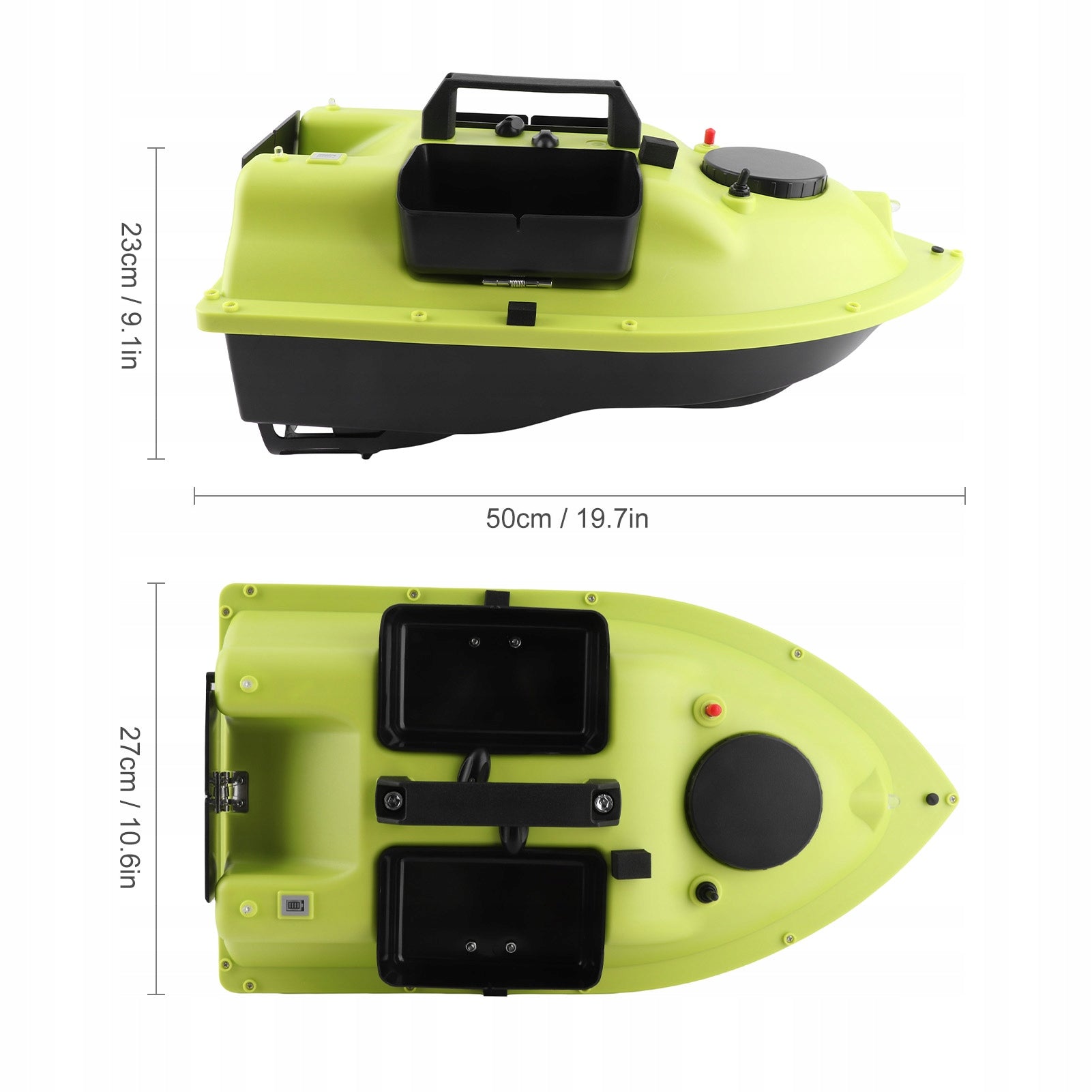 Bait boat D18E GPS 16 pts, 3 compartments, 10000mAh Manufacturer code 0755732964563