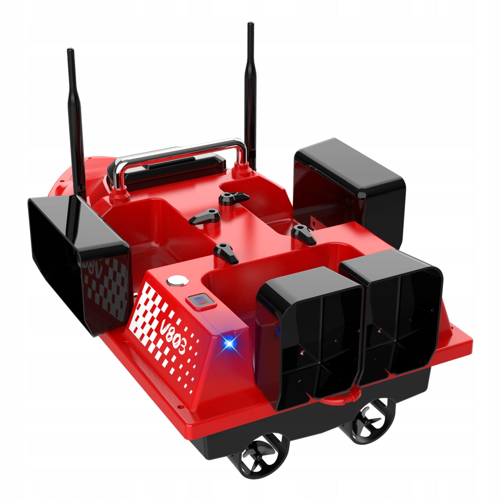 Bait boat Flytec V803, range 500 m, 4 chambers, battery 12000 mAh Manufacturer code V803