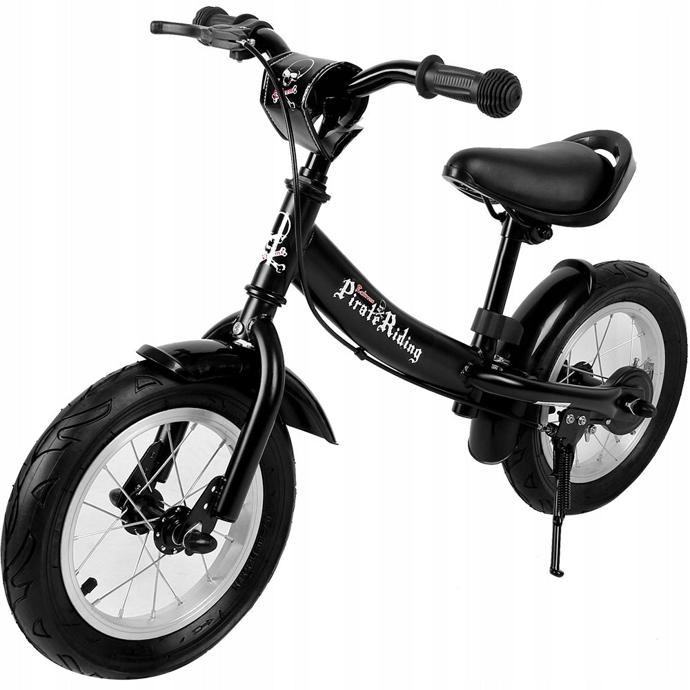 Balance Bike 12 Inches Children's Bike Adjustable Height Black