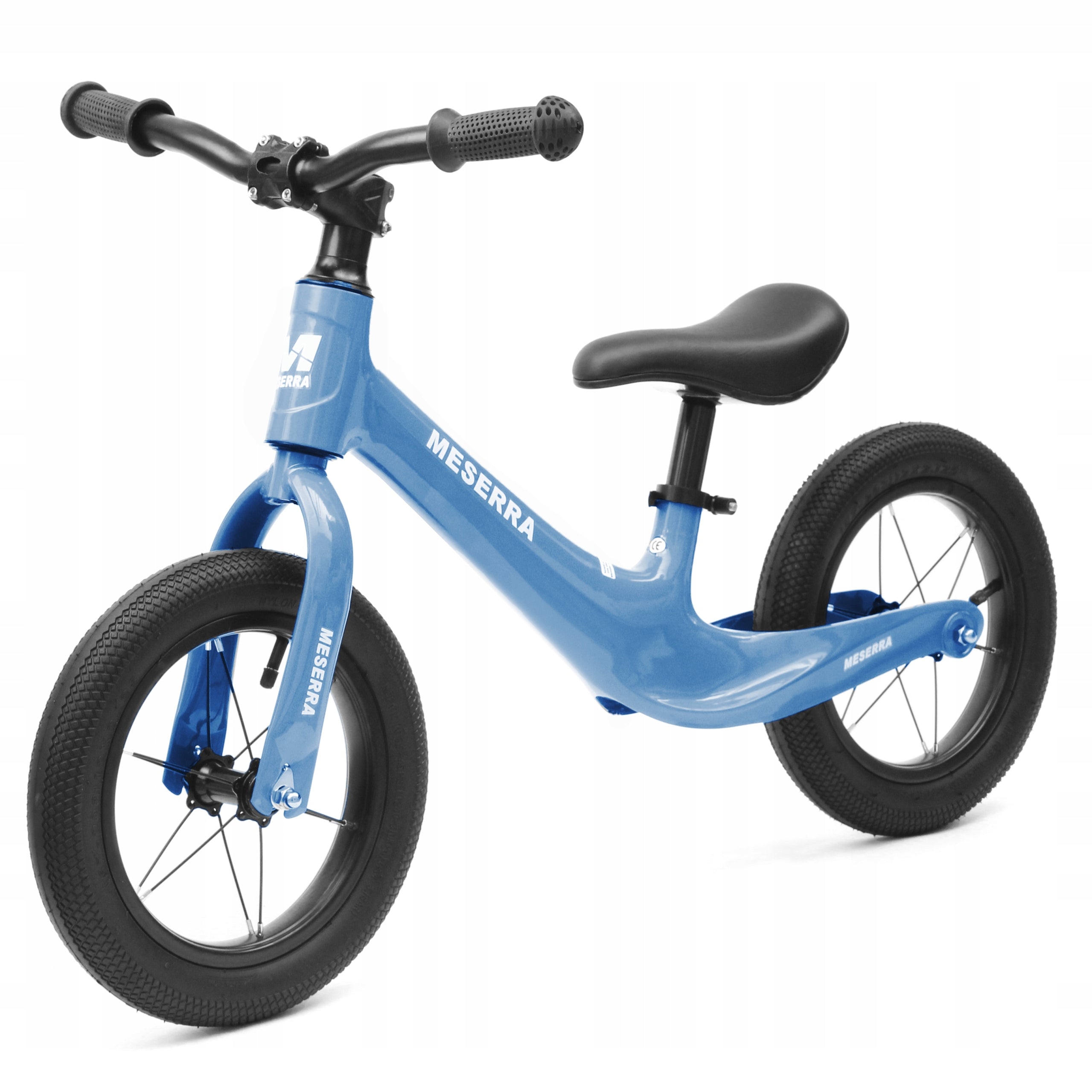 Balance Bike Blue 12" Children's Bike PUMPED Wheels