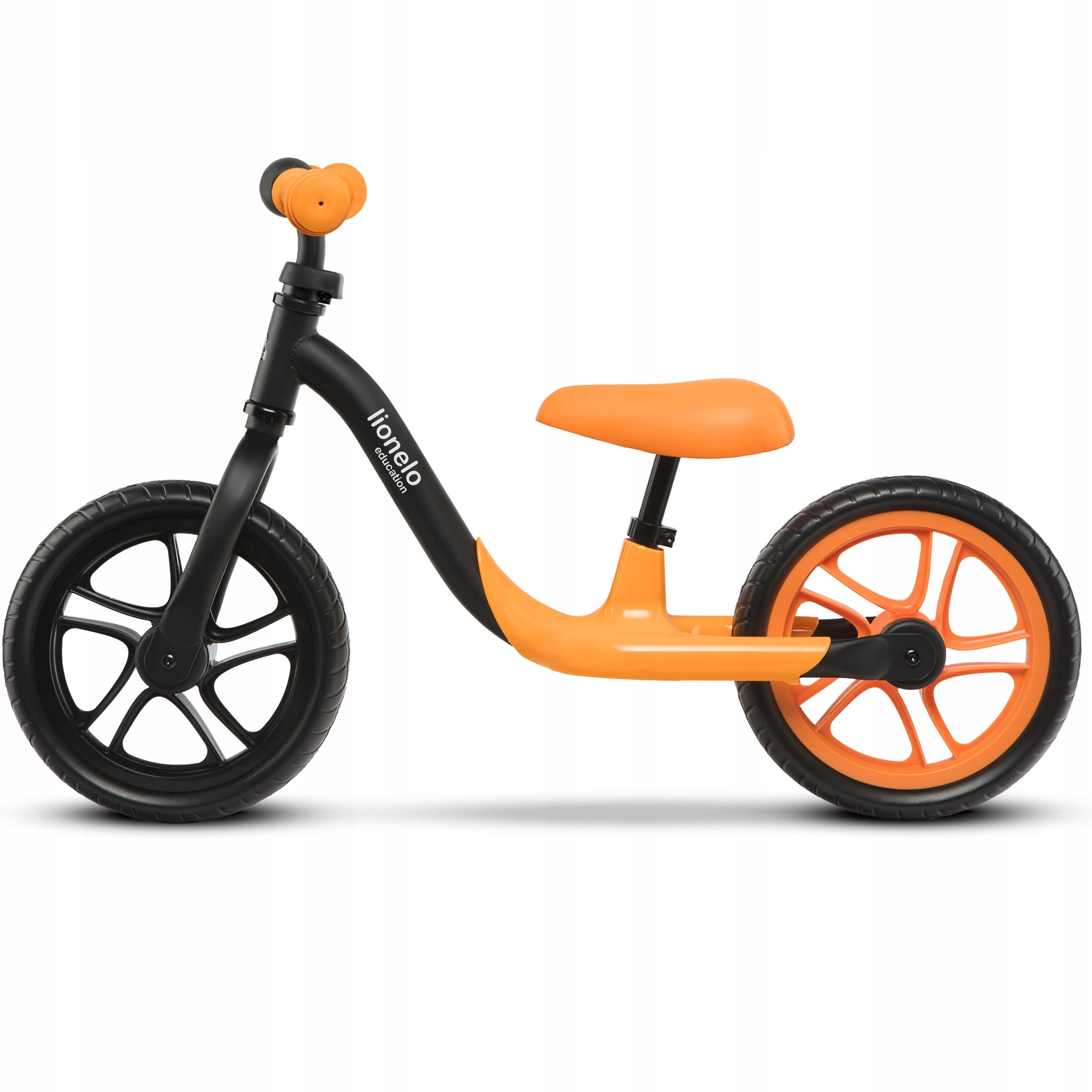 Balance Bike Lionelo Alex 12" Black, Orange Color black orange