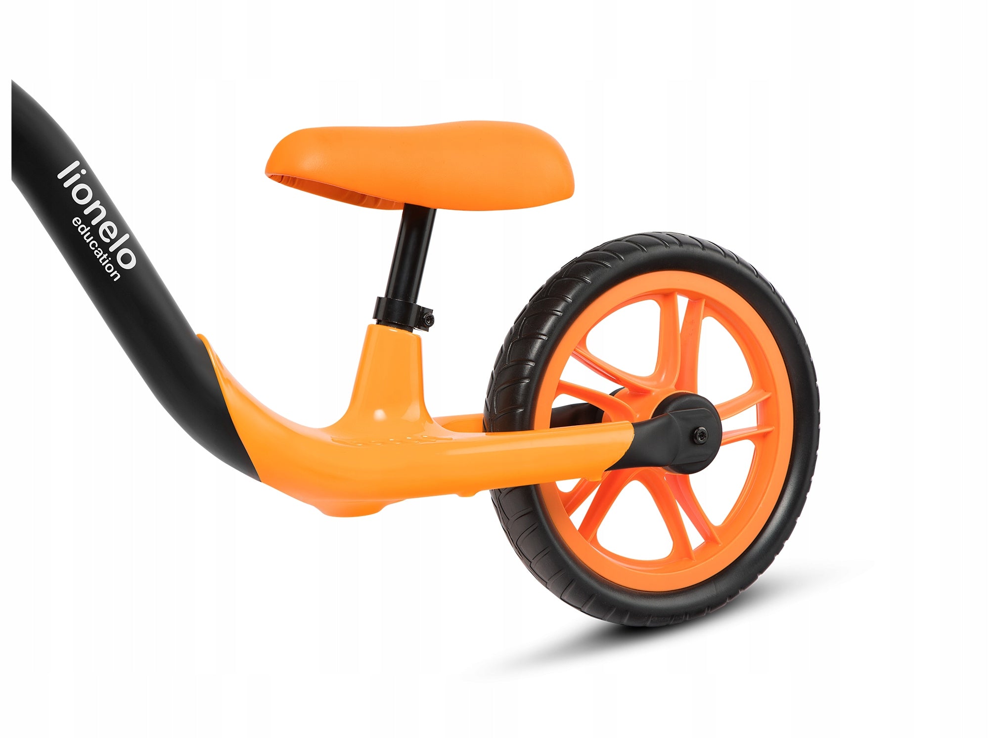 Balance Bike Lionelo Alex 12" Black, Orange Kid's age 3+ years
