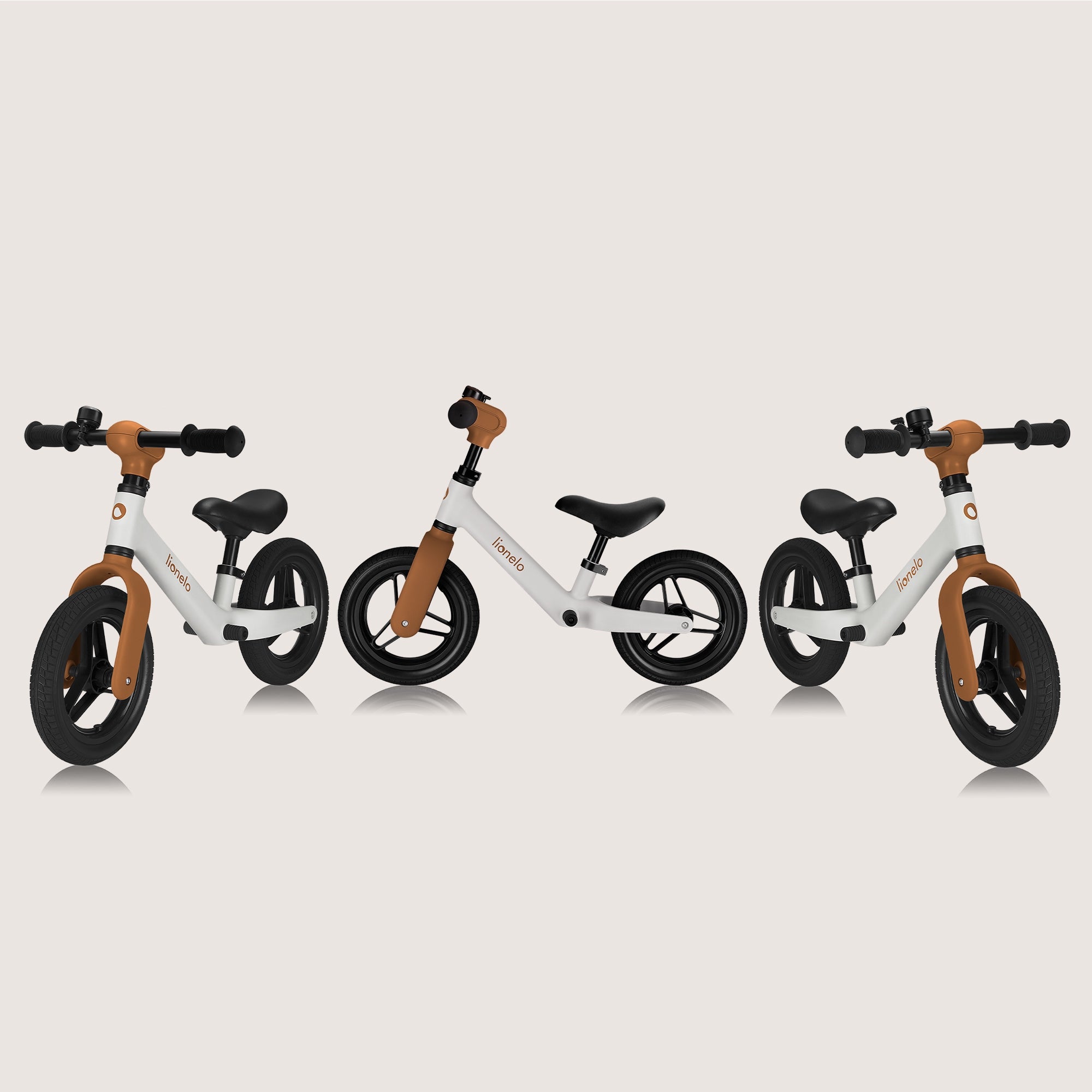 Balance bike BEIGE light SINCE 1,5 adjustable PU wheels Lionelo Toni Manufacturer code LO-TONI BEIGE SAND