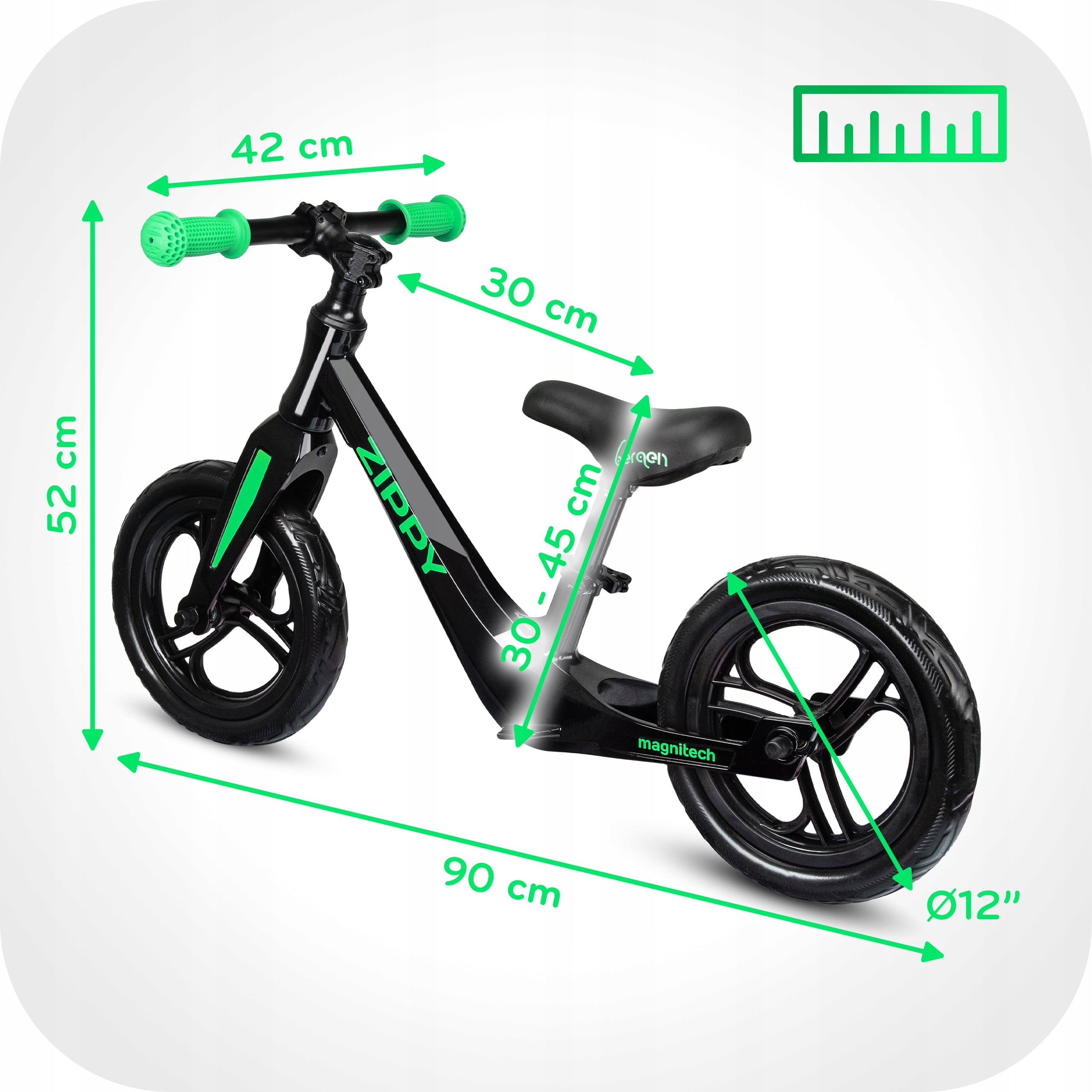 Balance bike BERGEN for boy girl light children Frame other