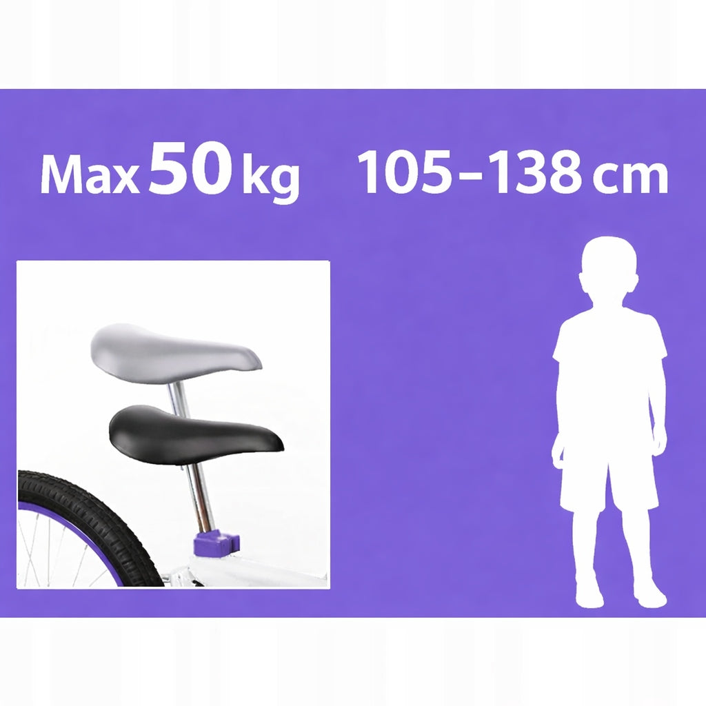 Balance bike Bixe 16" ULTRA LIGHT 4kg children 4-9years white alu adjustable Kid's age 4+ years