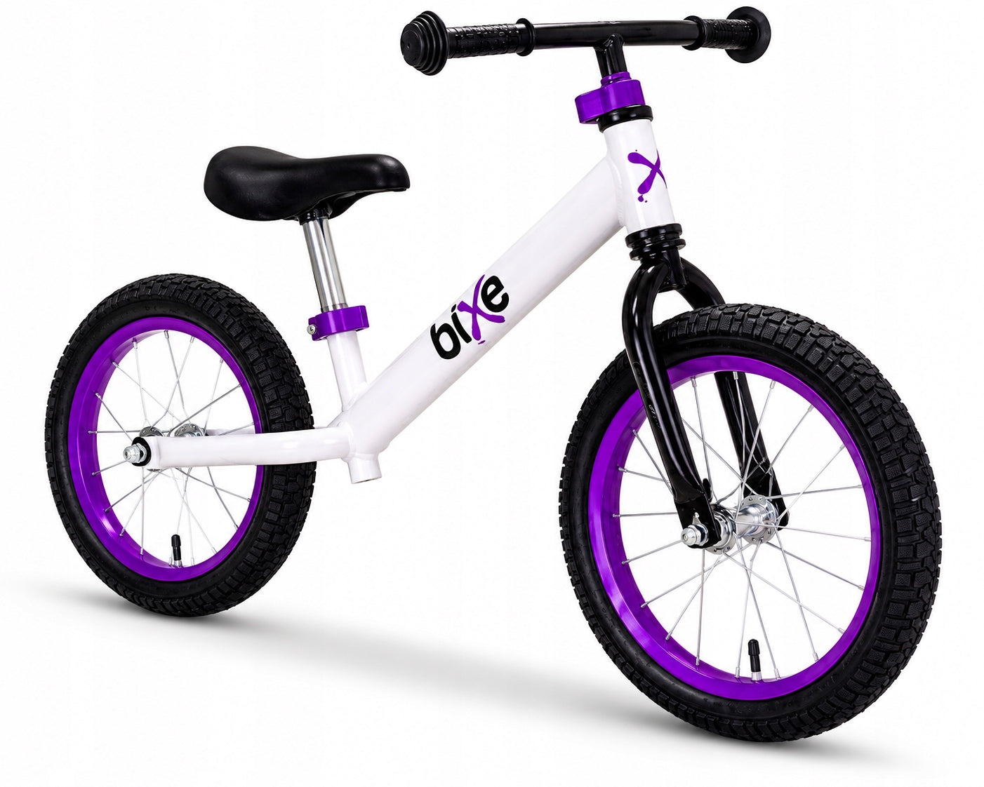 Balance bike Bixe 16" ULTRA LIGHT 4kg children 4-9years white alu adjustable