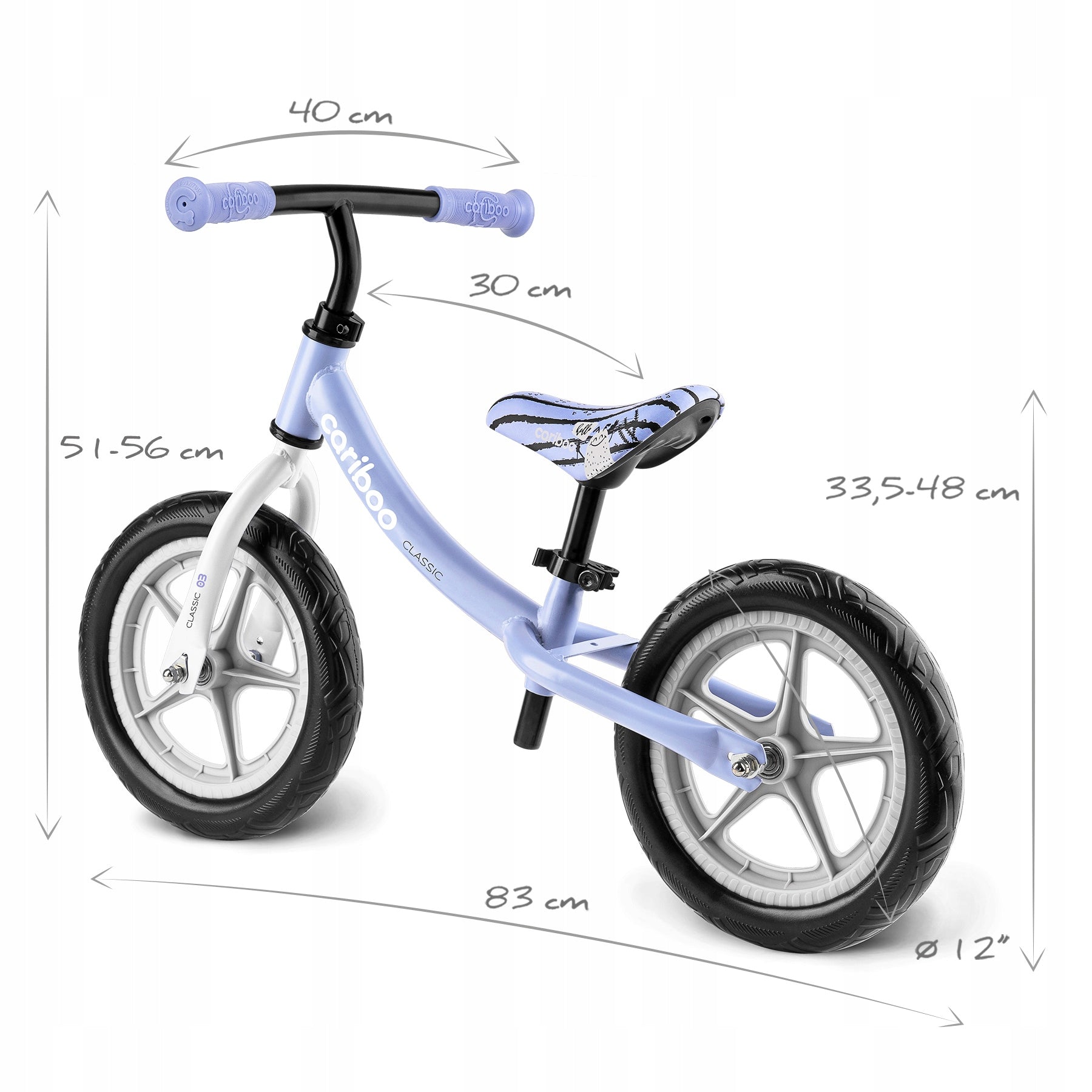 Balance bike CARIBOO CLASSIC Frame steel