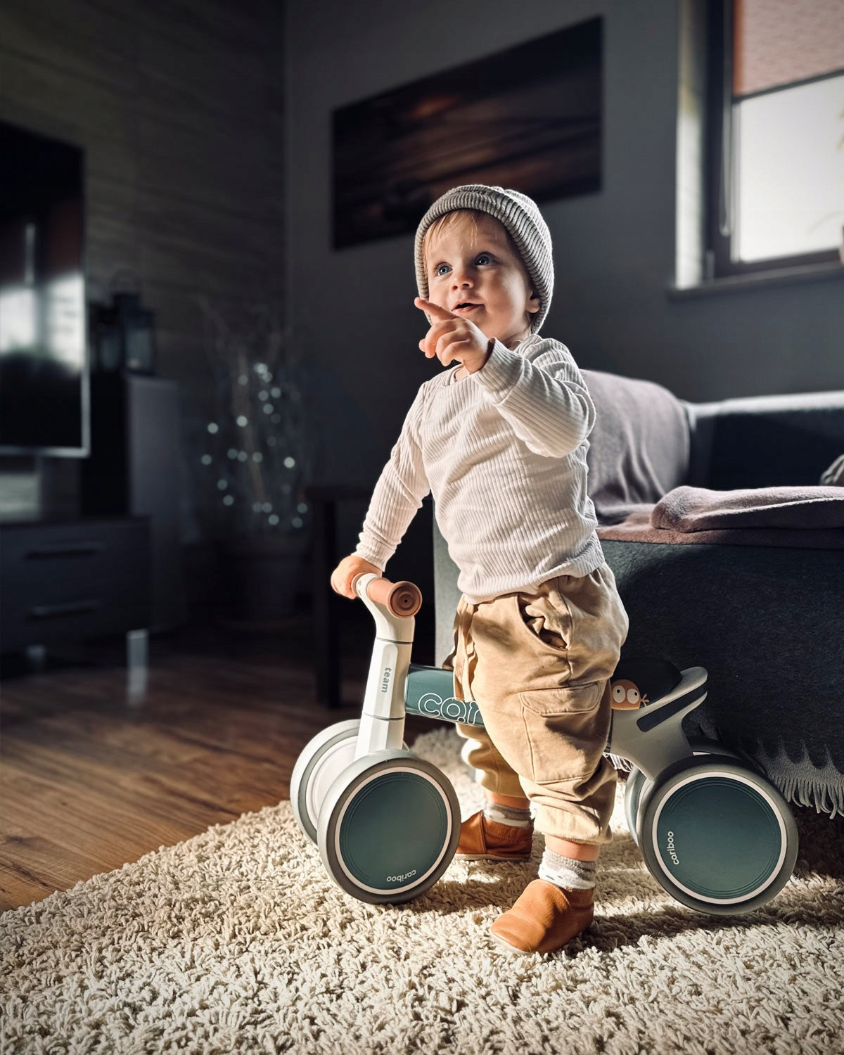 Balance bike CARIBOO TEAM light balance bike Kid's age 12+ months