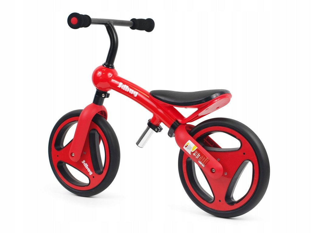 Balance bike Jd Bug red alu lightweight rubber wheels saddle adjustment Model TC18