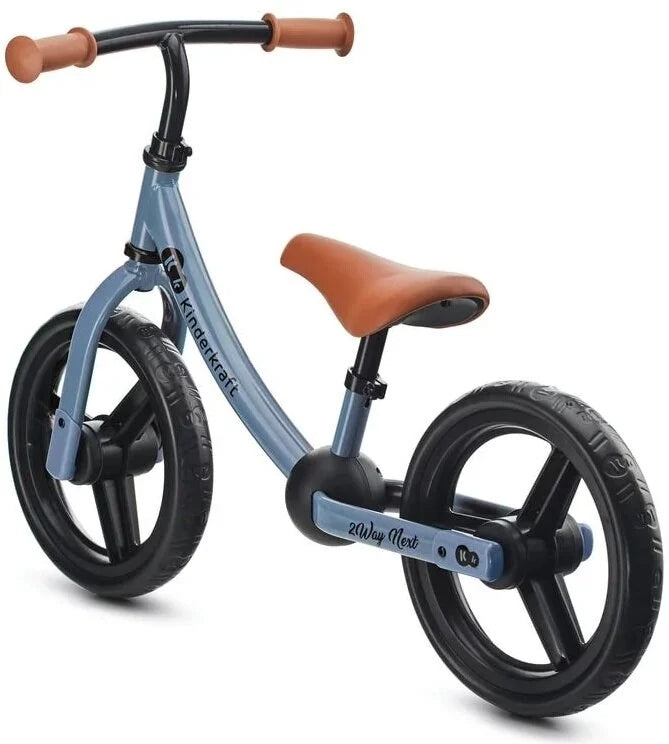 Balance bike KINDERKRAFT 2Way Next 2022 Blue Color brown black blue