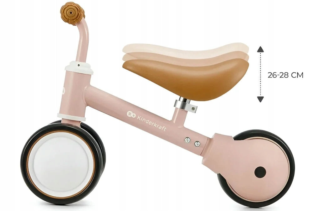 Balance bike KINDERKRAFT Cutie Pink Certificates and opinions FSC CE
