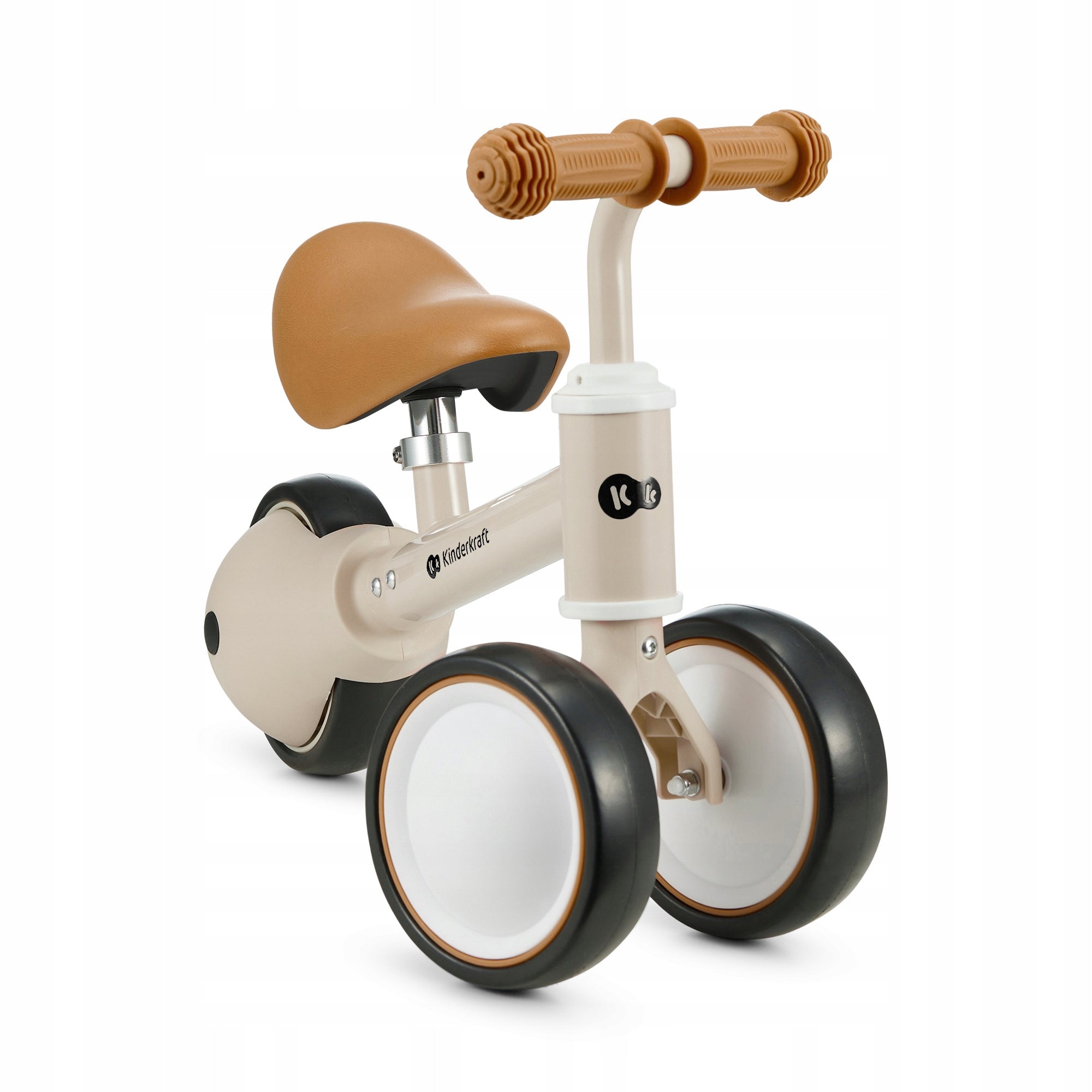 Balance bike Kinderkraft CUTIE beige gift for one year Brand Kinderkraft