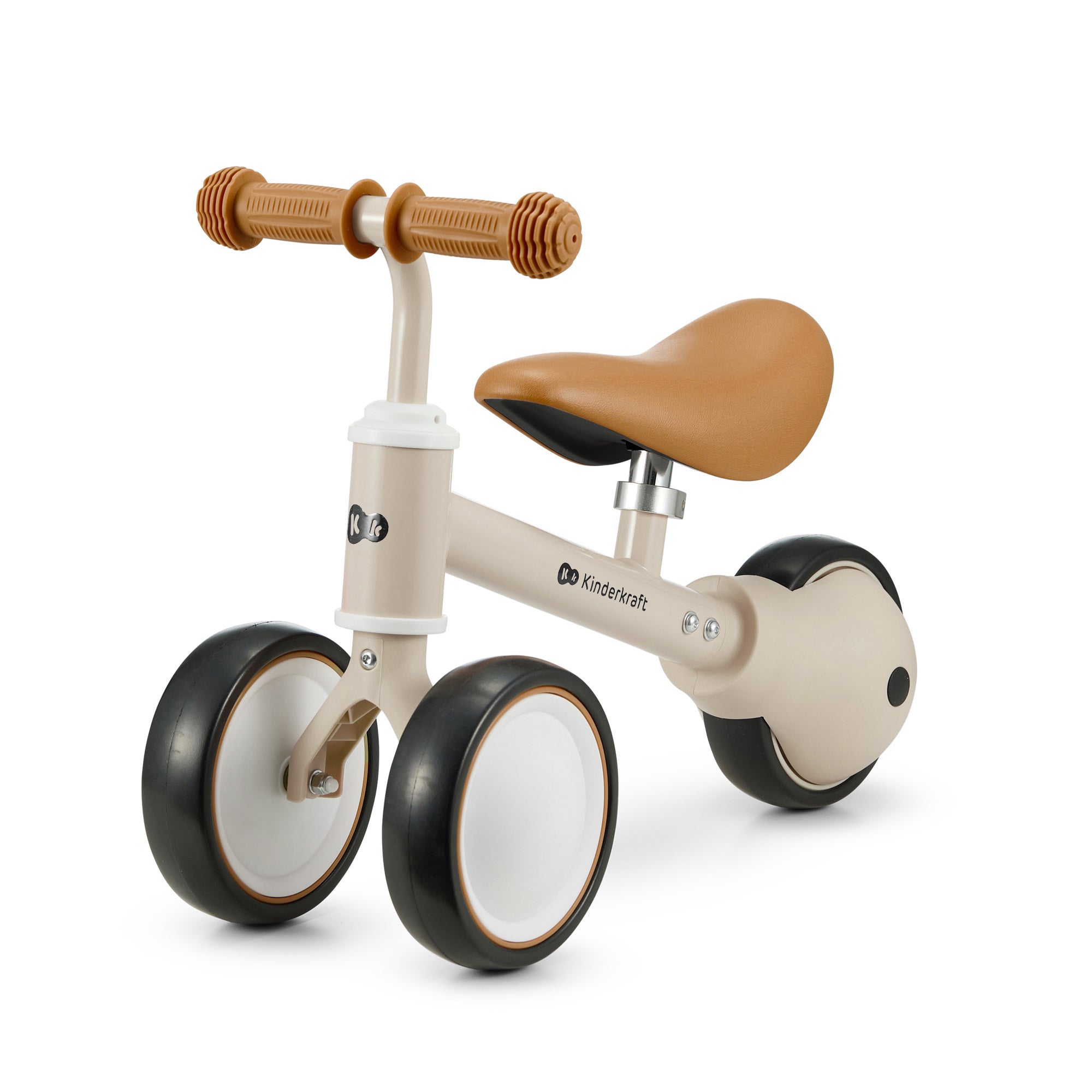 Balance bike Kinderkraft CUTIE beige gift for one year