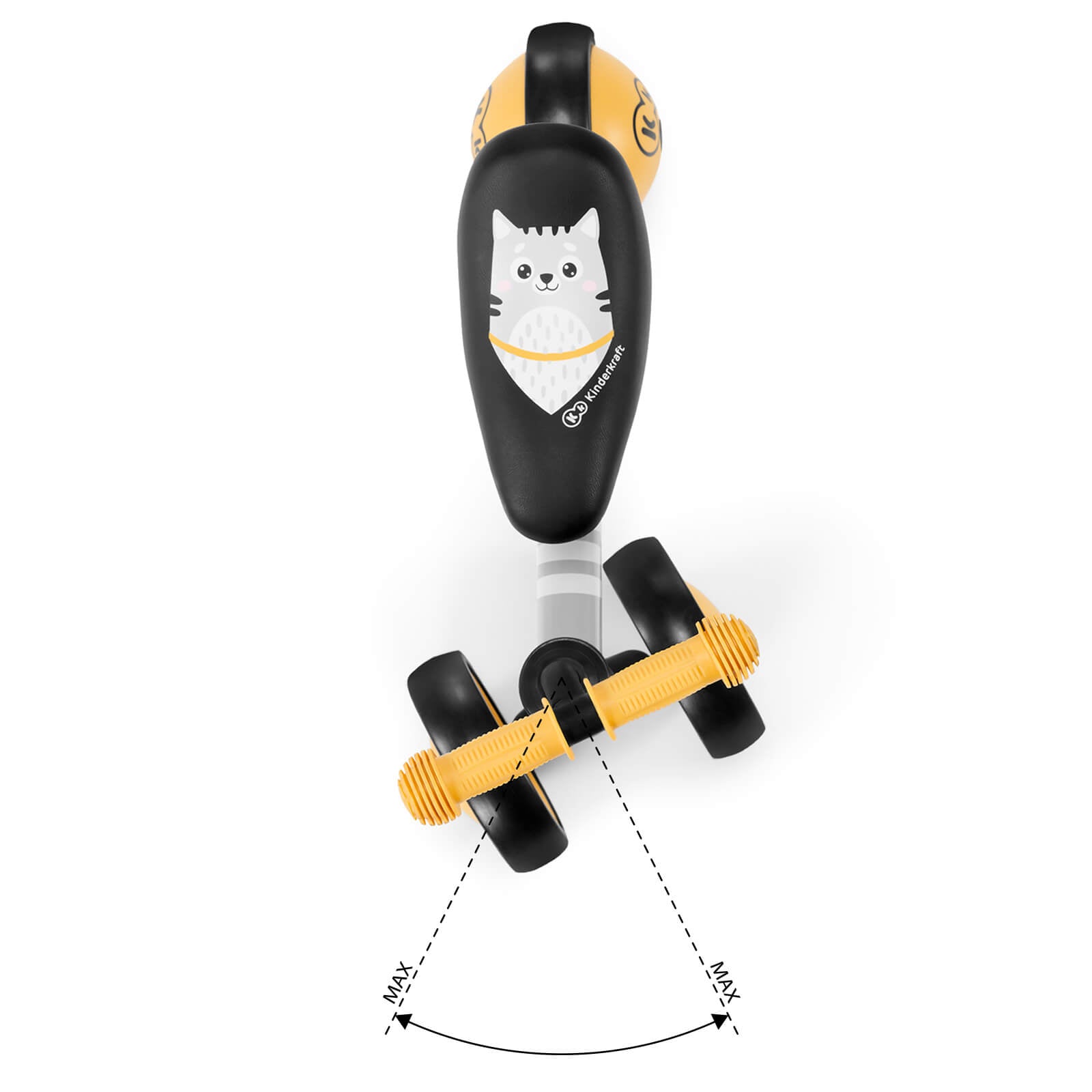 Balance bike Kinderkraft Cutie adjustable from 1r Height 86–110 cm