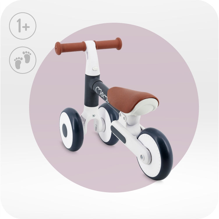 Balance bike MoMi DEX graphite - from 1 year light folding tricycle Manufacturer code ROBI00073