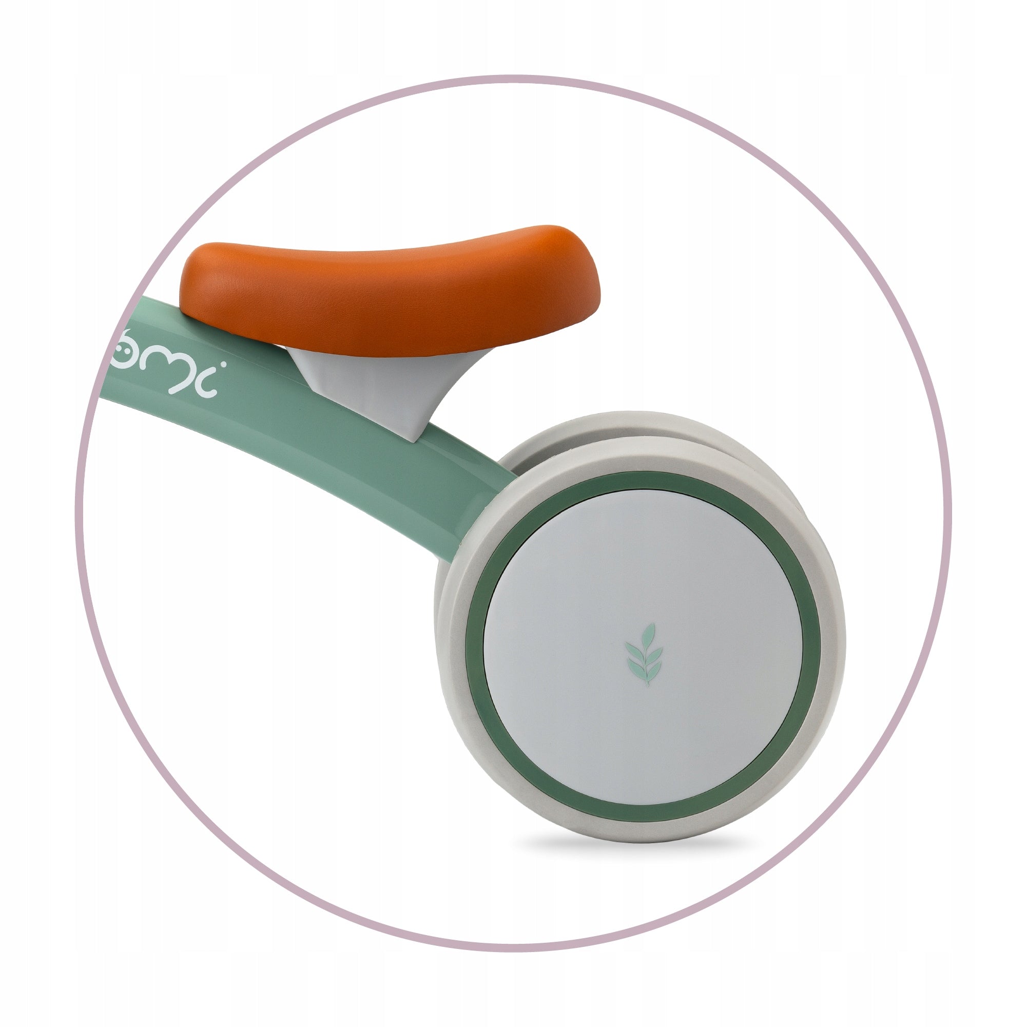Balance bike MoMi TEDI green - from 1 year lightweight aluminium to 20kg Model TEDI