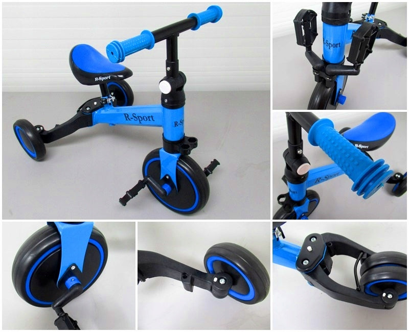 Balance bike P8 R-Sport+pedal MULTIFUNCTIONAL Frame steel