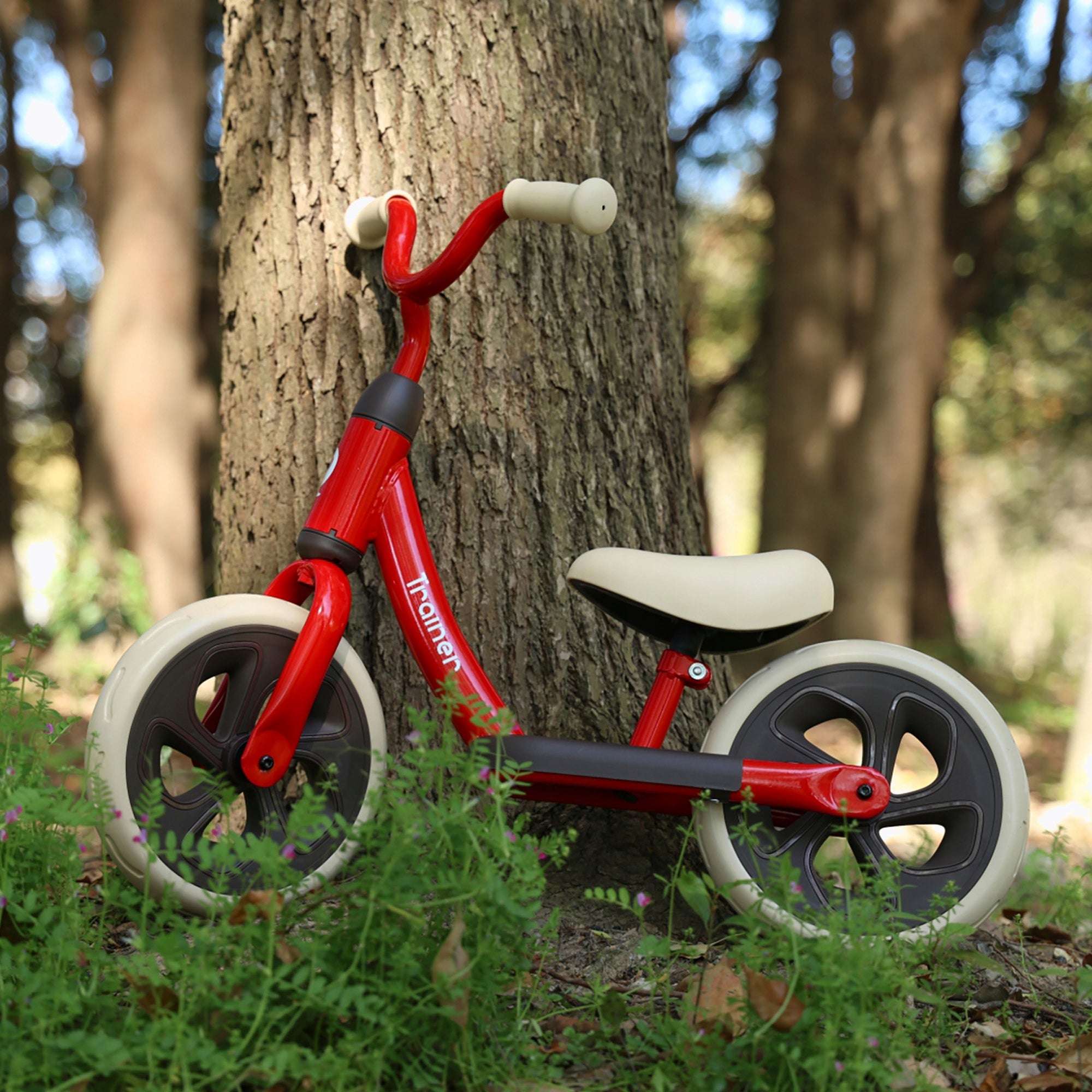 Balance bike Qplay Trainer red OS Information regarding product safety and compliance For use under direct adult supervision
