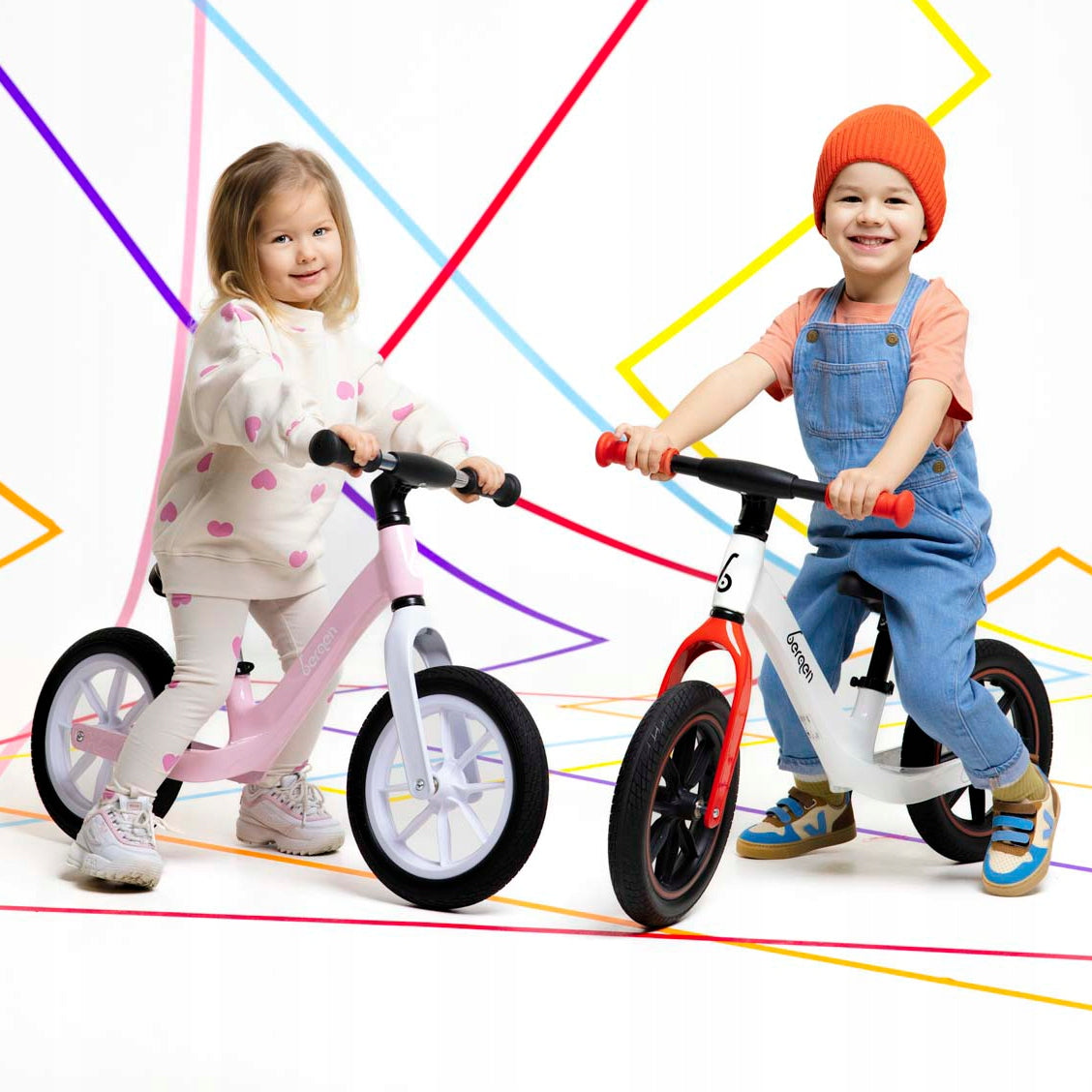 Balance bike bergen SCOUT for boy and girl Height 60–120 cm