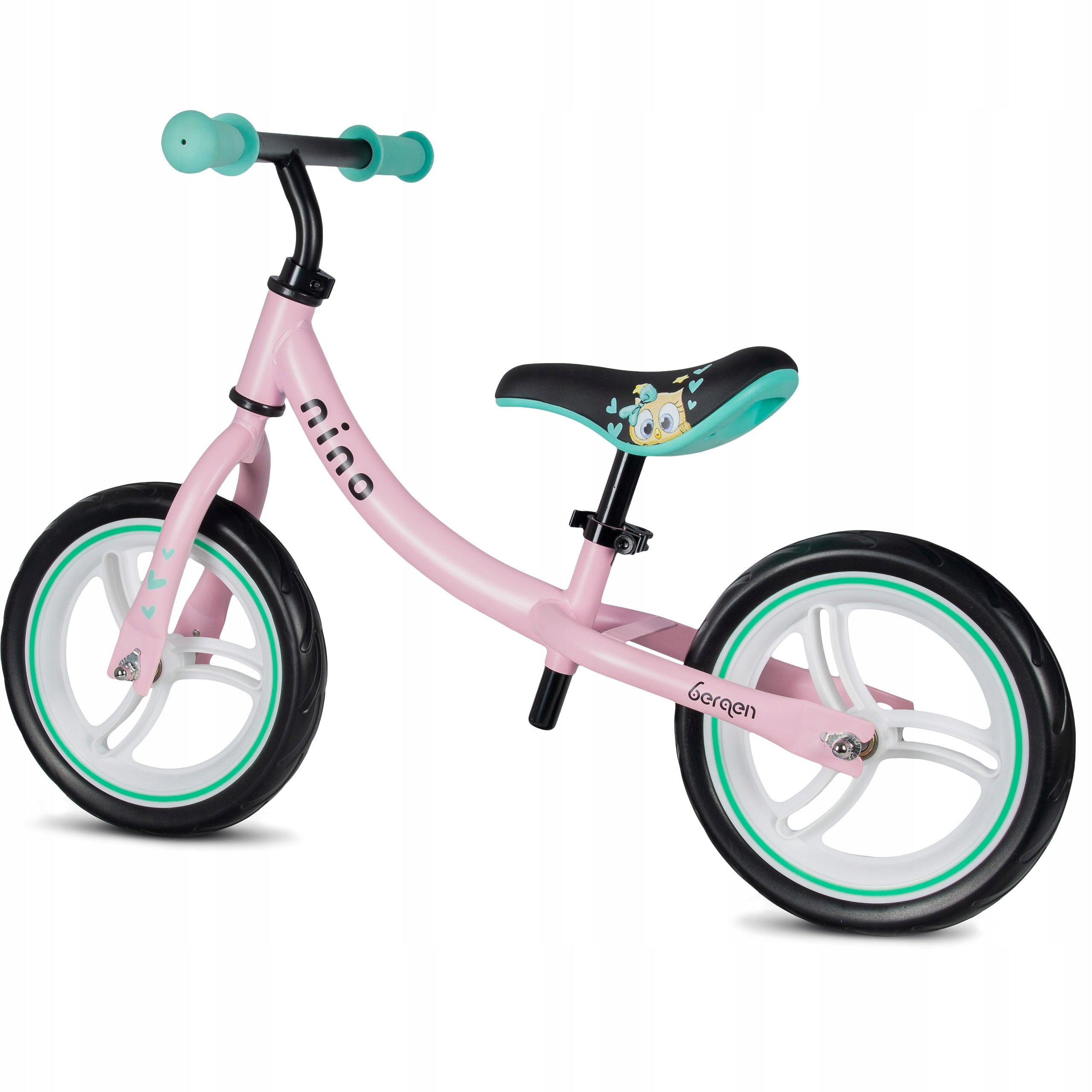 Balance bike for girls Bergen nino adjustable light Color pink