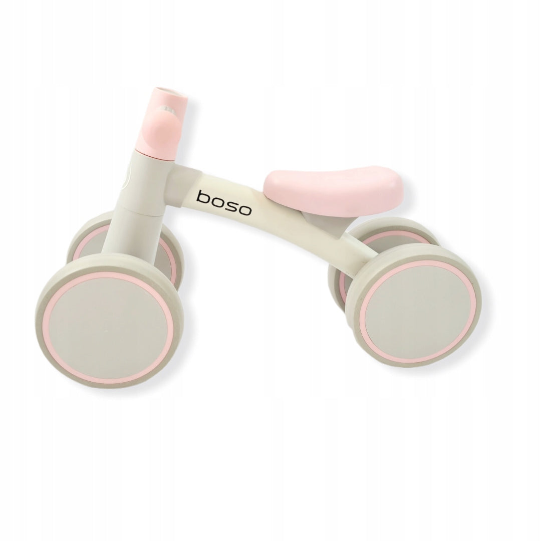 Balance bike for one year rider pusher bike Premium MILA grey + pink EAN (GTIN) 5906124100518