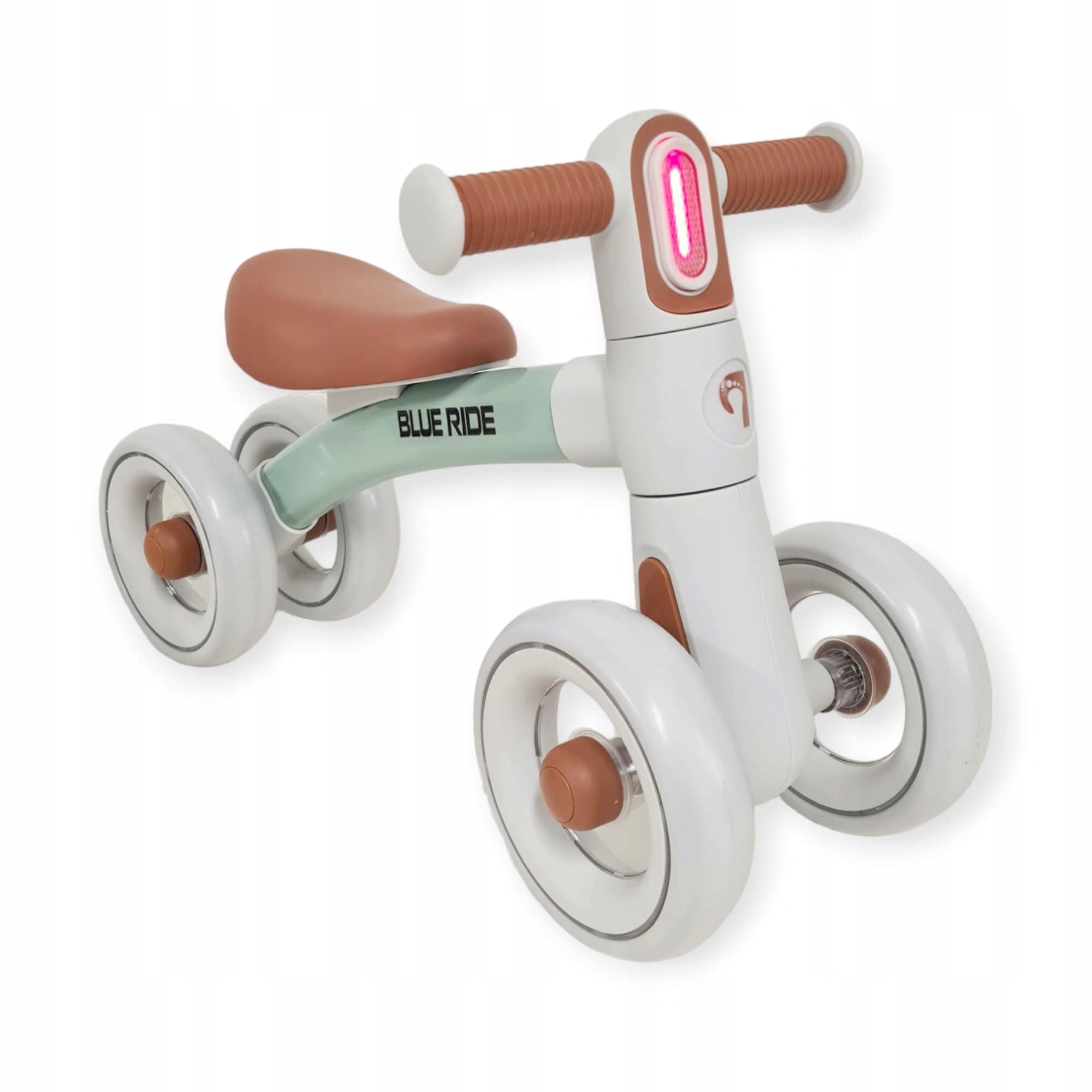 Balance bike for year Ari rider lamp grey green brown saddle