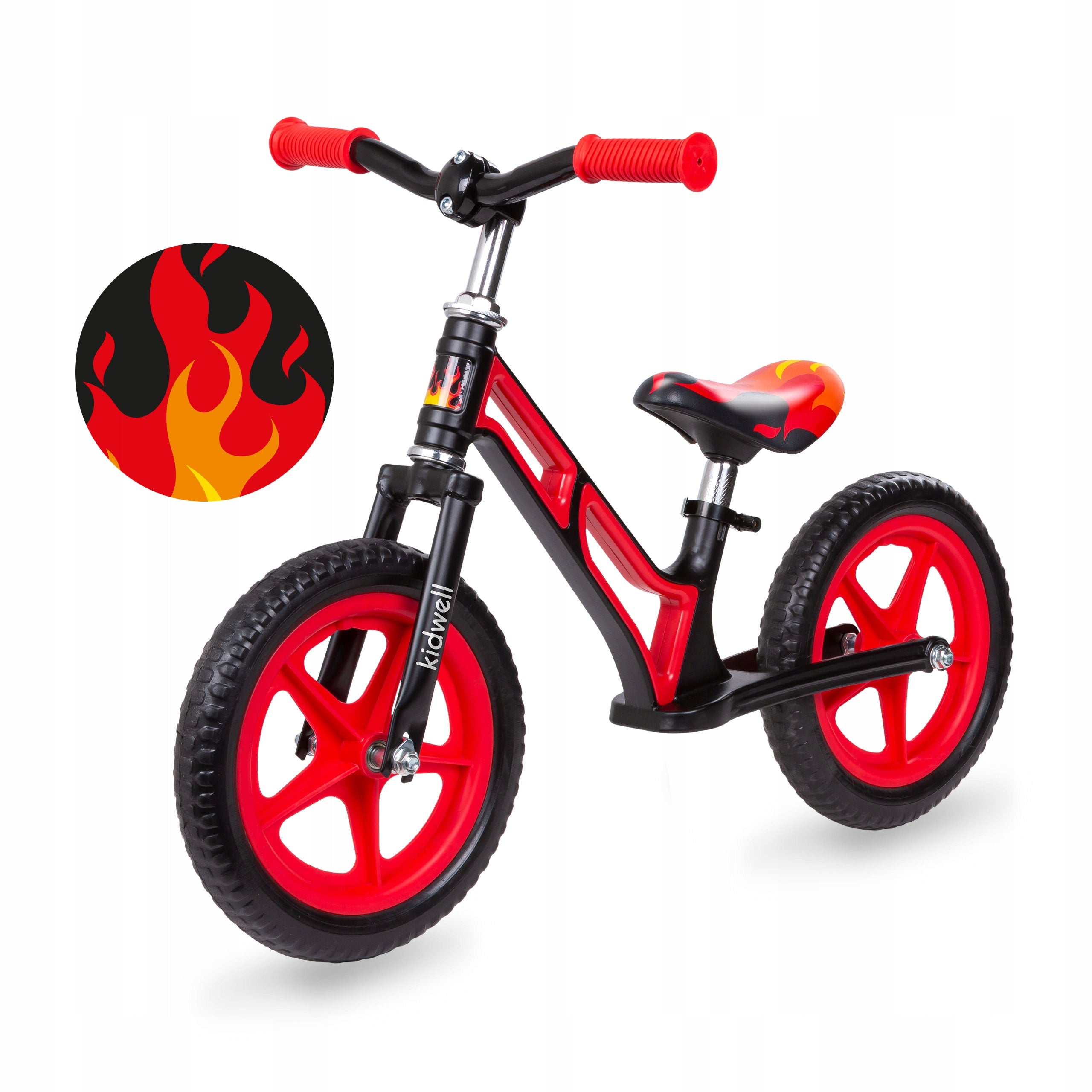 Balance bike magnesium Kidwell COMET light black/red black red