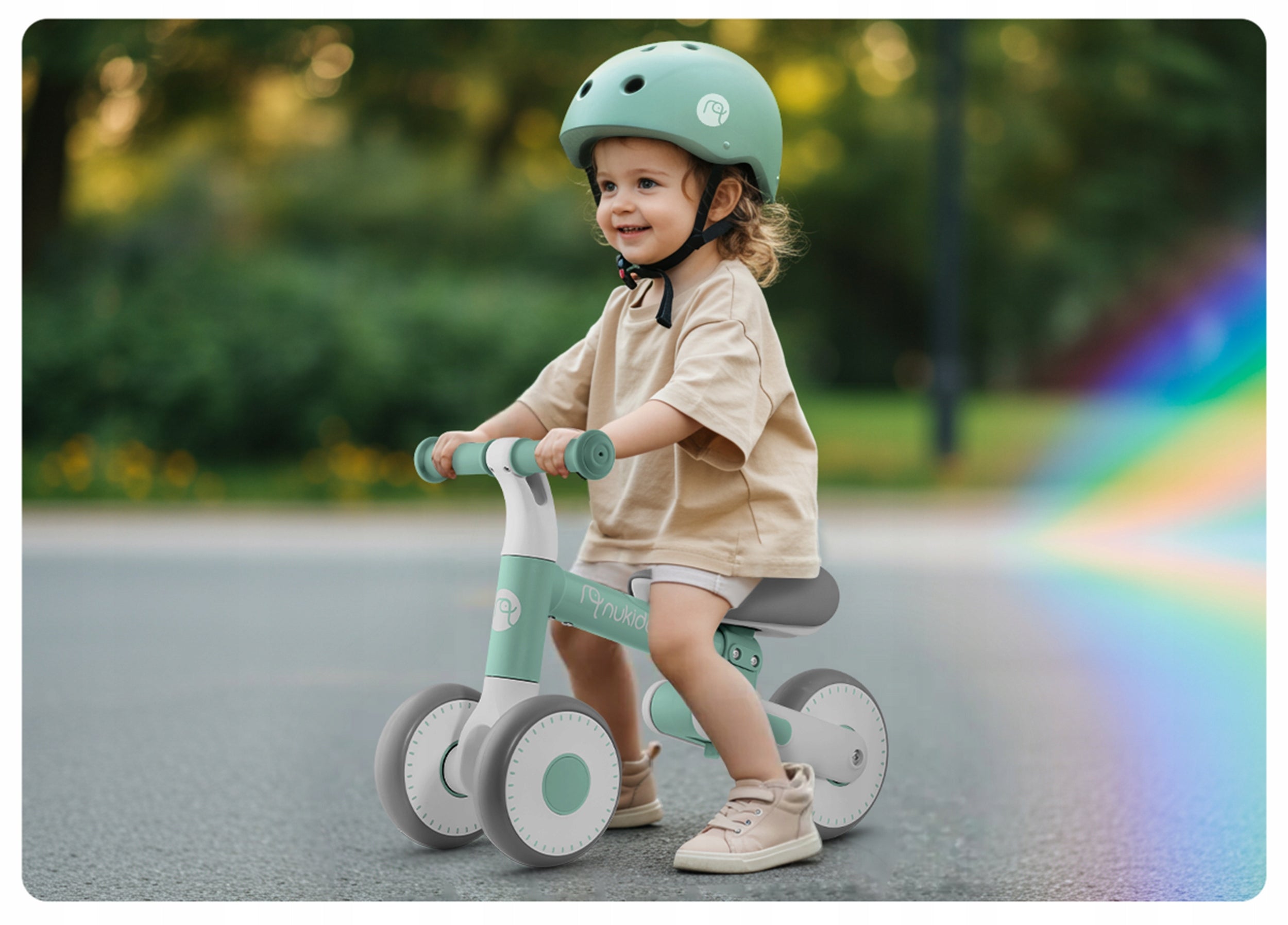 Balance bike tricycle children's rider light Nukido Brand Nukido