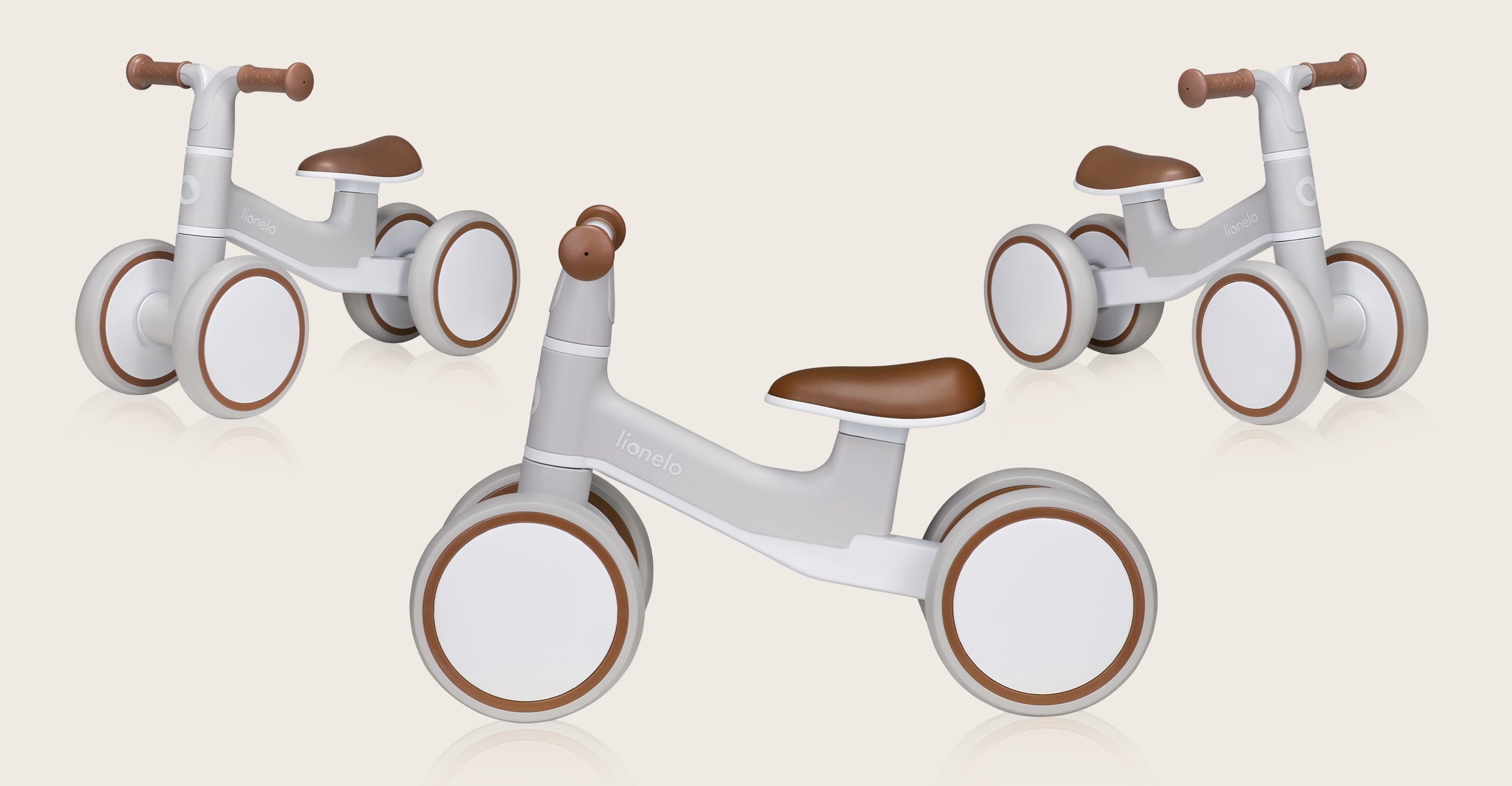 Balance bike walker rider 4 wheels CUSHIONING per year Lionelo Villy EAN (GTIN) 5903771704786