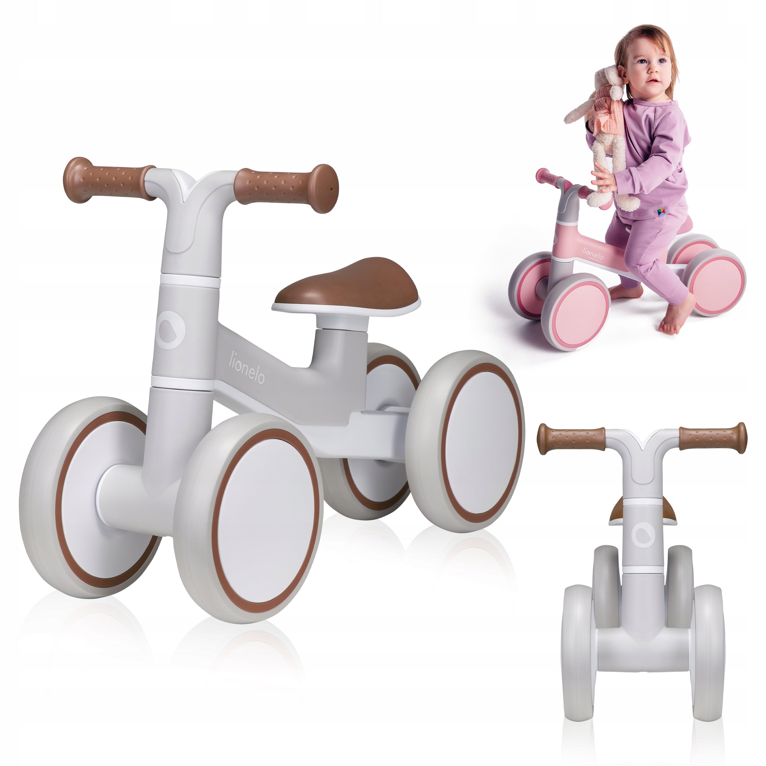 Balance bike walker rider 4 wheels CUSHIONING per year Lionelo Villy