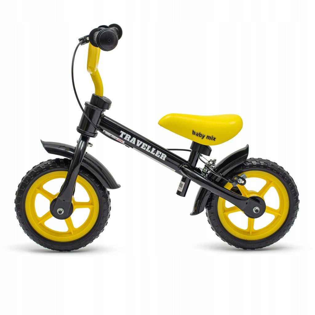 Balance bike with brake Baby Mix Traveller black Packaging status original