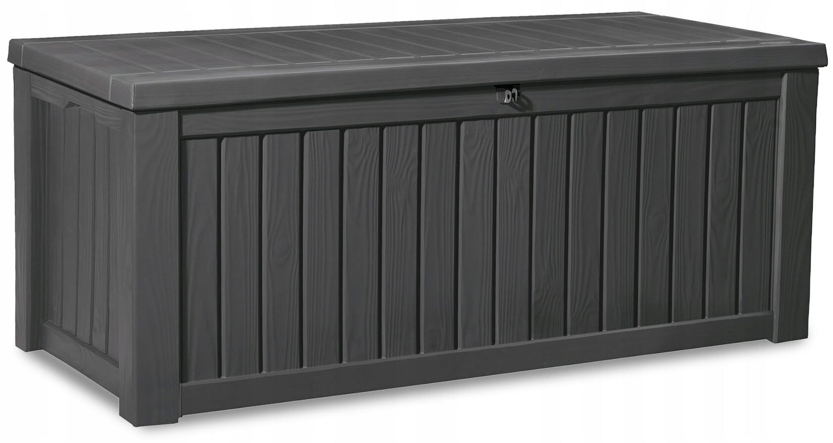 Balcony Garden Chest 570L KETER Seat Trunk Storage Box Graphite Main material synthetic material