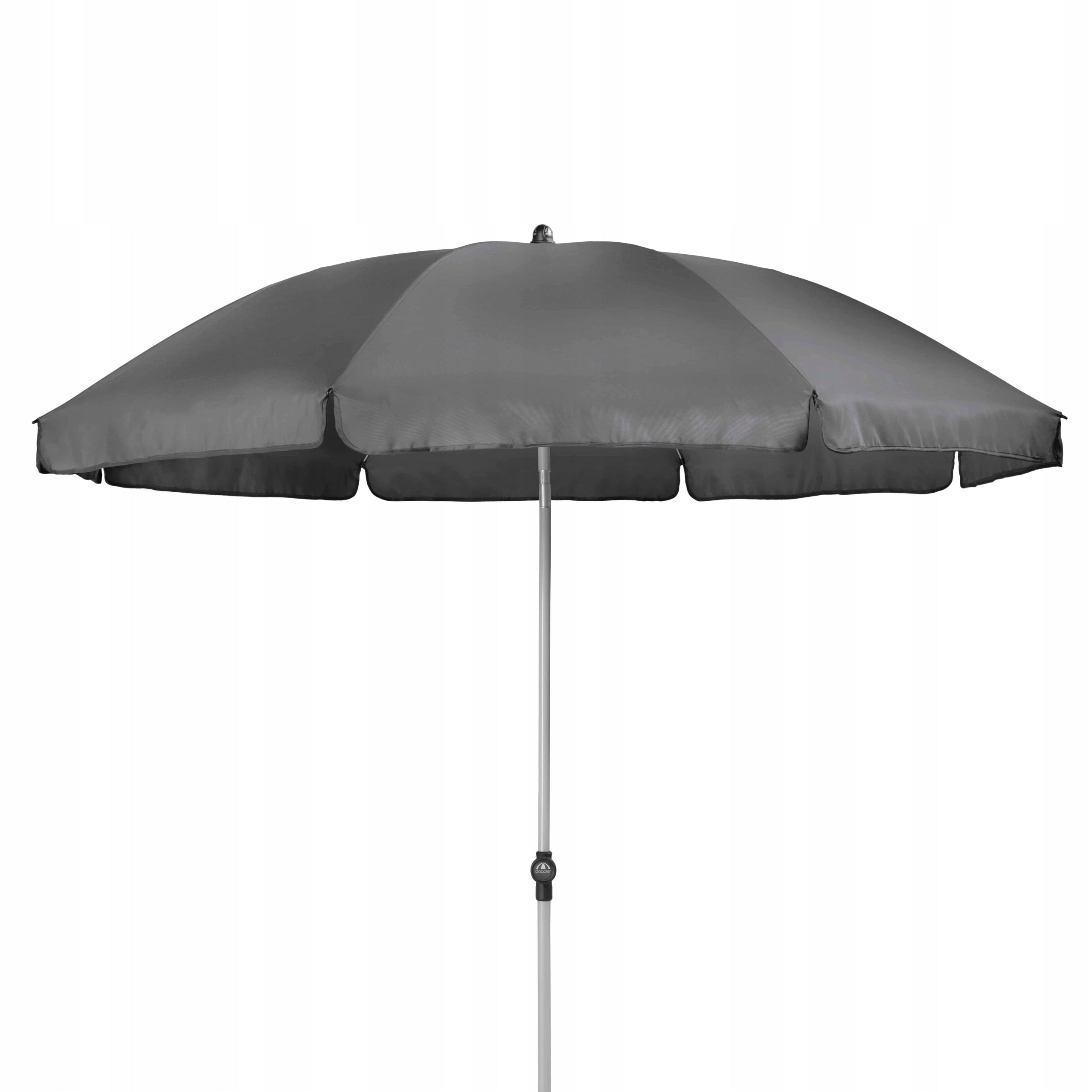 Balcony Umbrella Grey 200cm Round Classic Broken Garden Folding