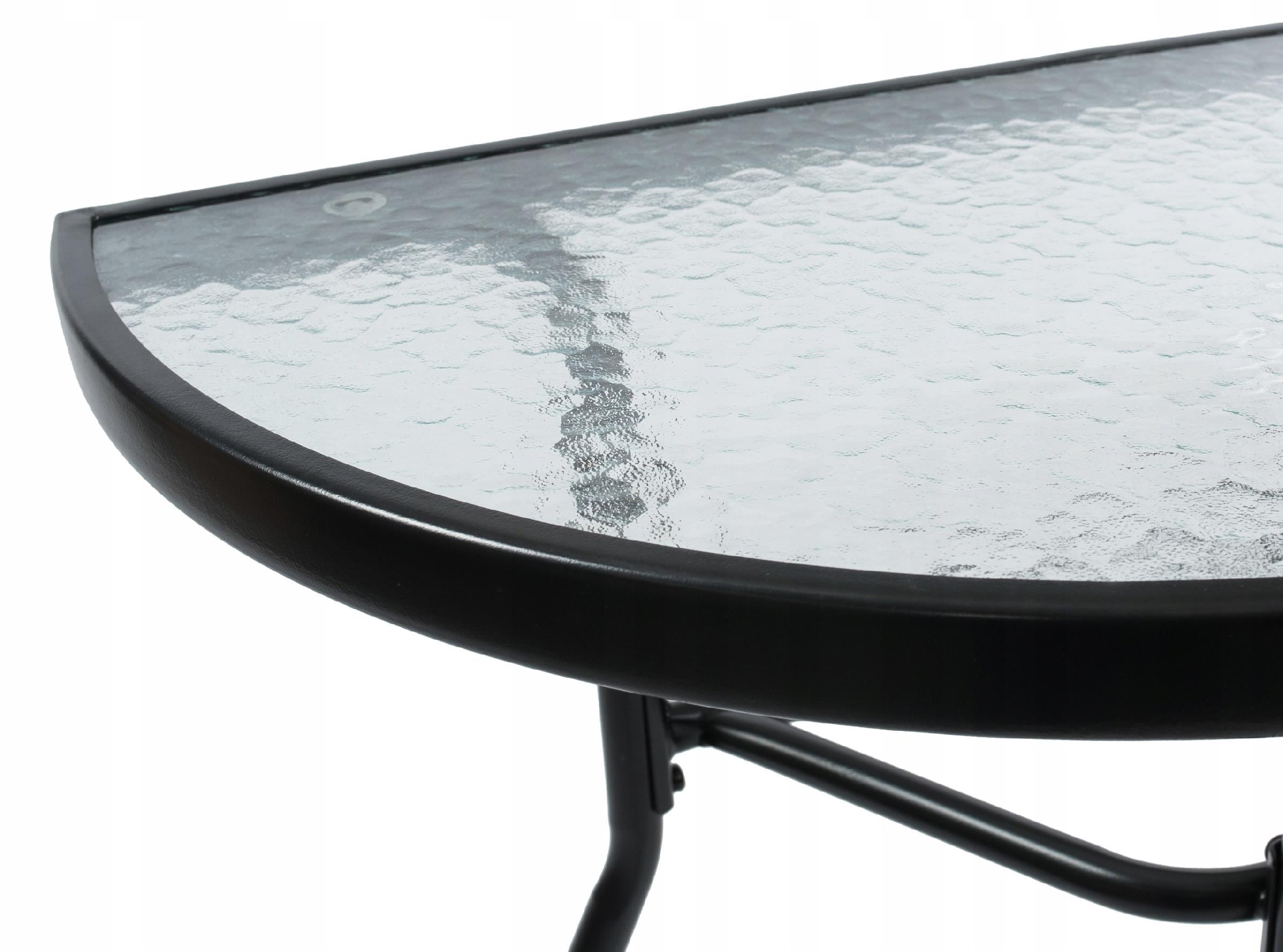 Balcony furniture Garden Terrace Set TABLE 2 CHAIRS folding black table Line JUMIgarden Premium
