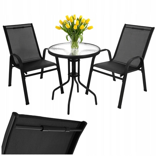 Balcony furniture set-table+ 2 chairs Gardlov Manufacturer Iso Trade